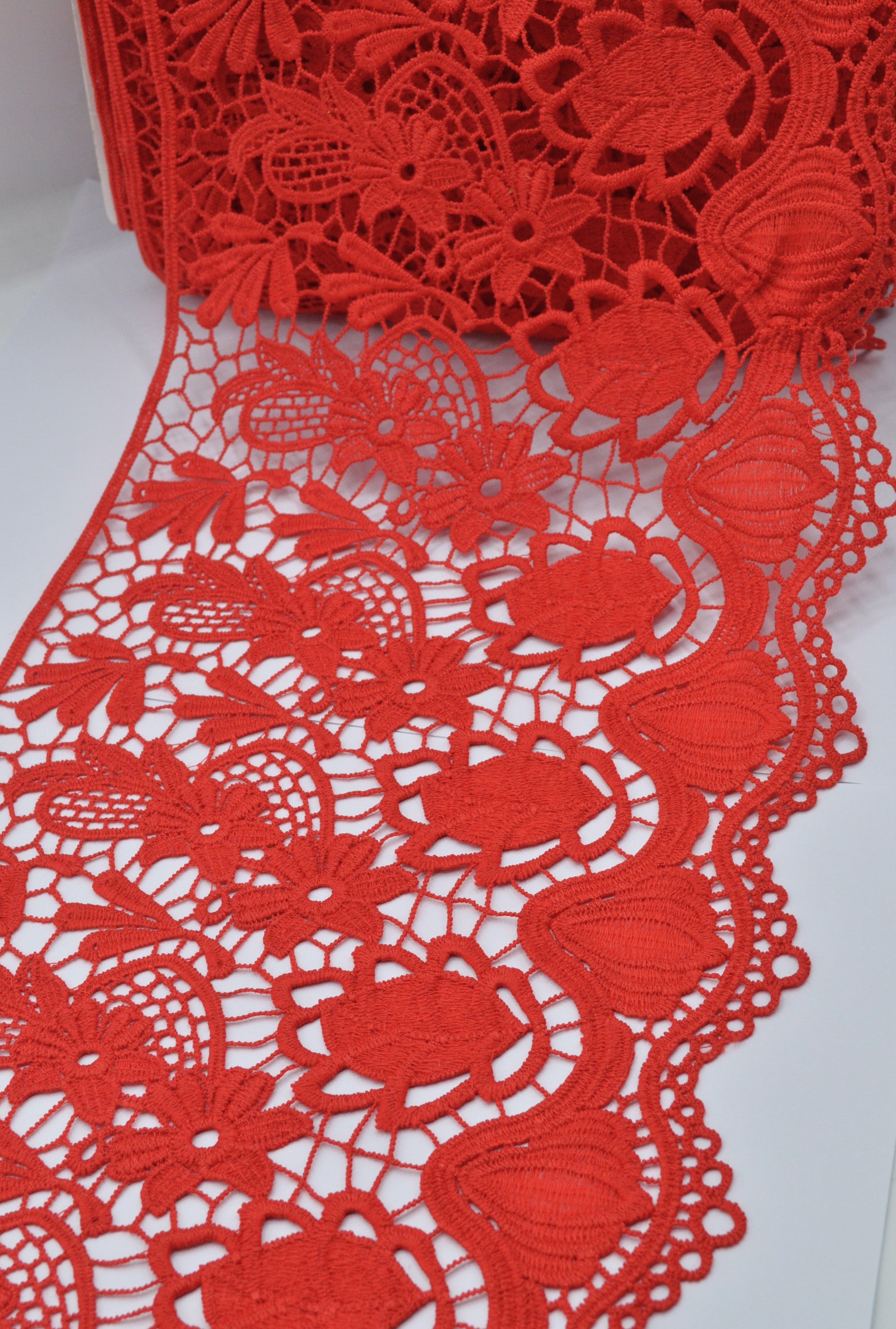 Broderie Sparta 23cm, Rosu
