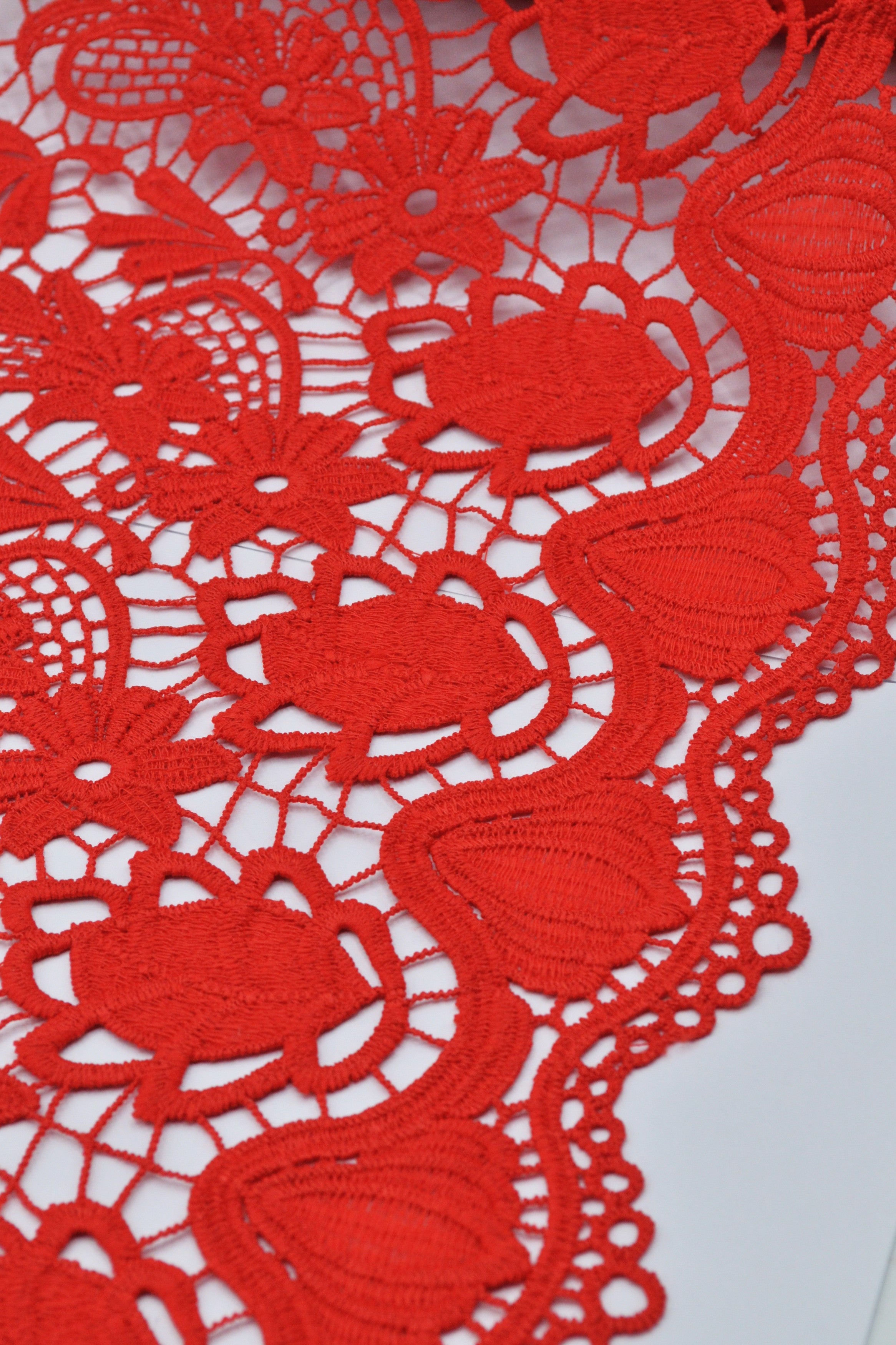Broderie Sparta 23cm, Rosu