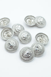 Nasturi Metalici 20mm, Argintiu