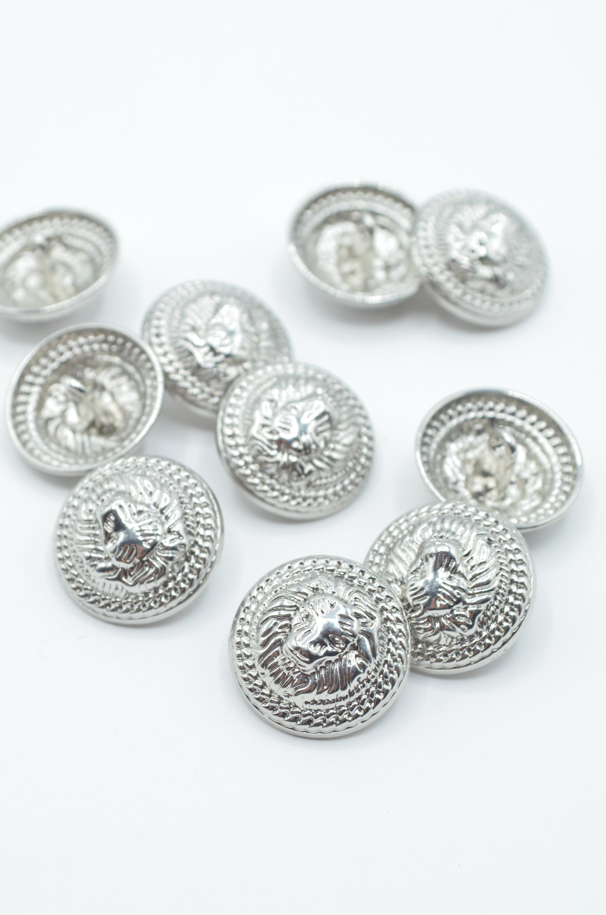 Nasturi Metalici 20mm, Argintiu