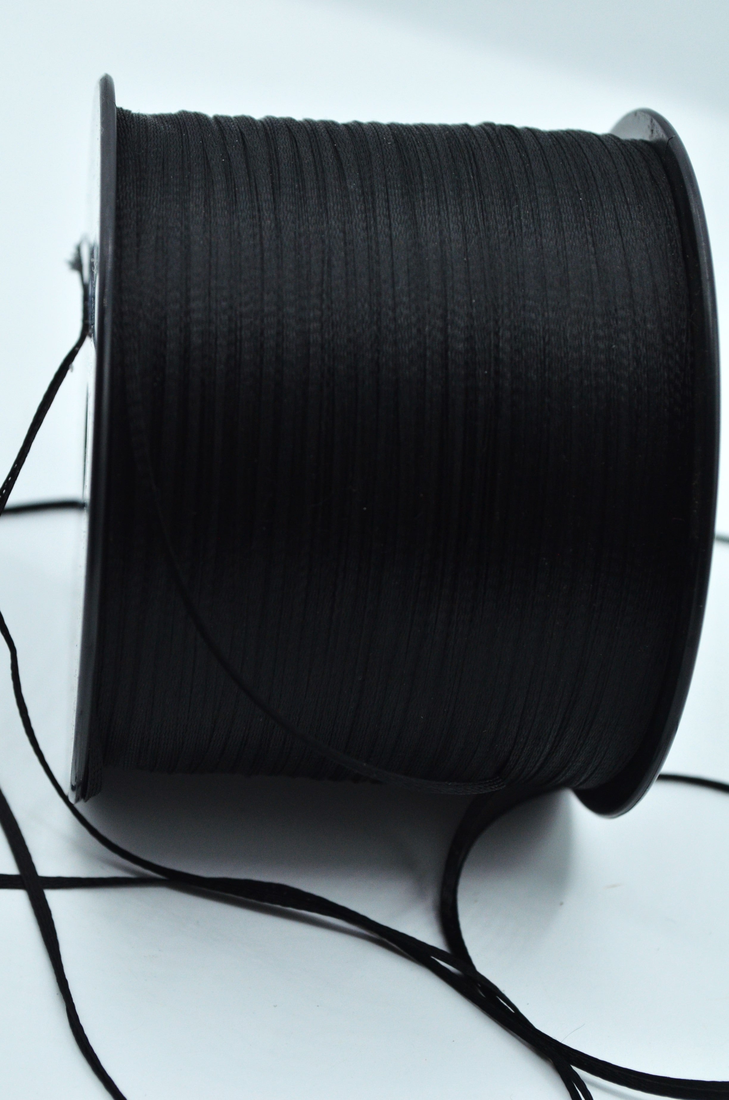 Snur Matasos De Vascoza Plat 2mm, Negru