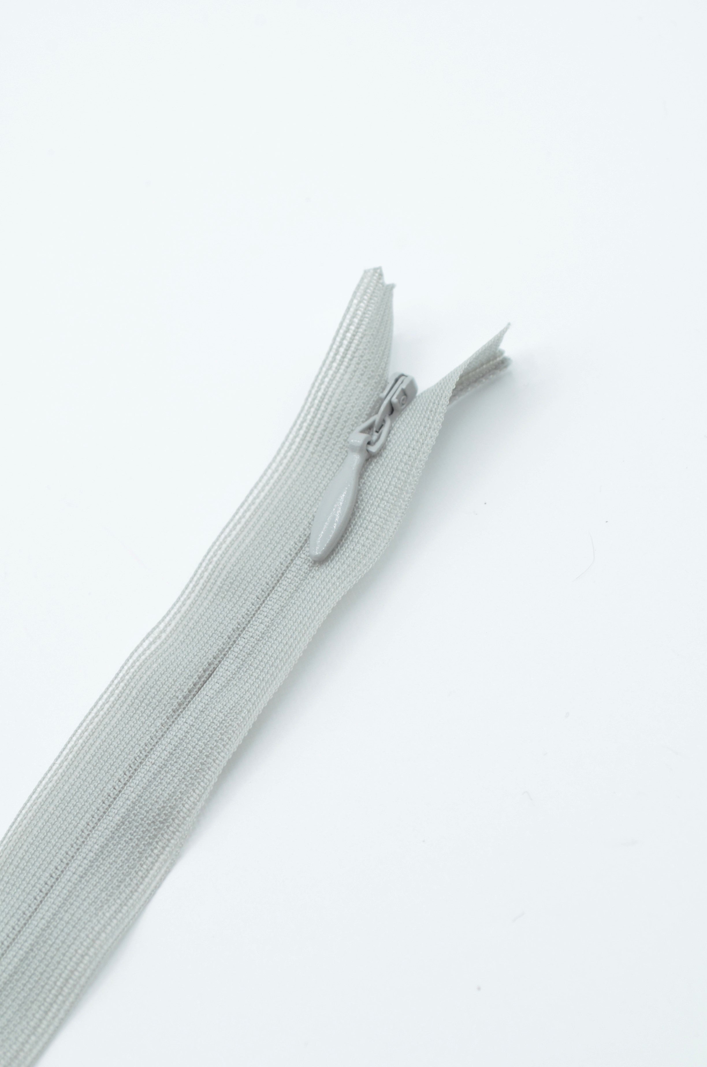 Fermoar Ascuns 23cm, Gri Deschis