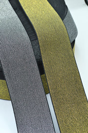 Elastic Decorativ 6cm, Auriu/Argintiu