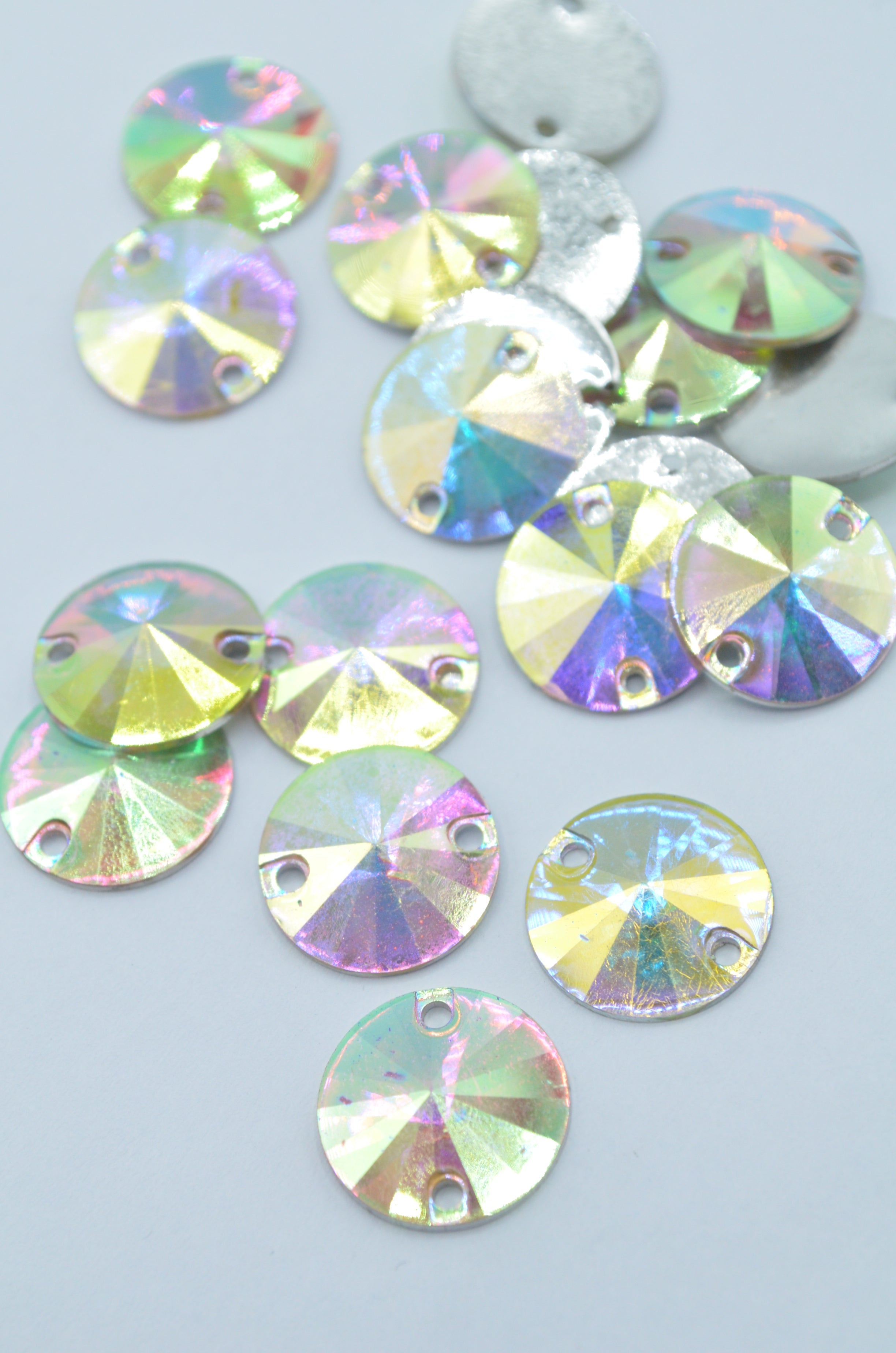 Pietre De Plastic De Cusut 13mm, (20buc/Pachet)