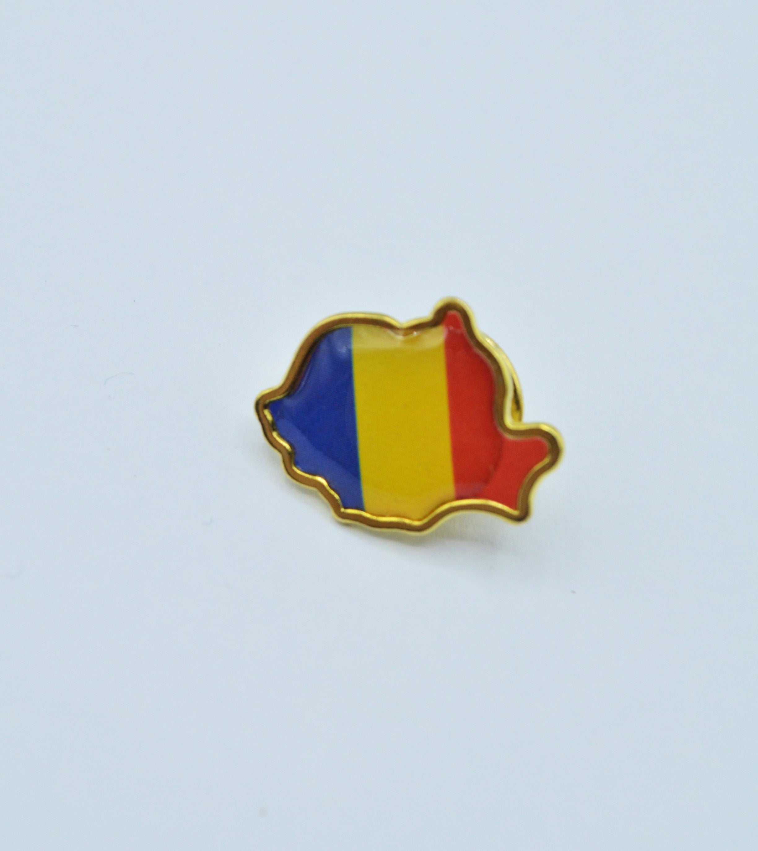 Insigna pin tricolor 16x20mm