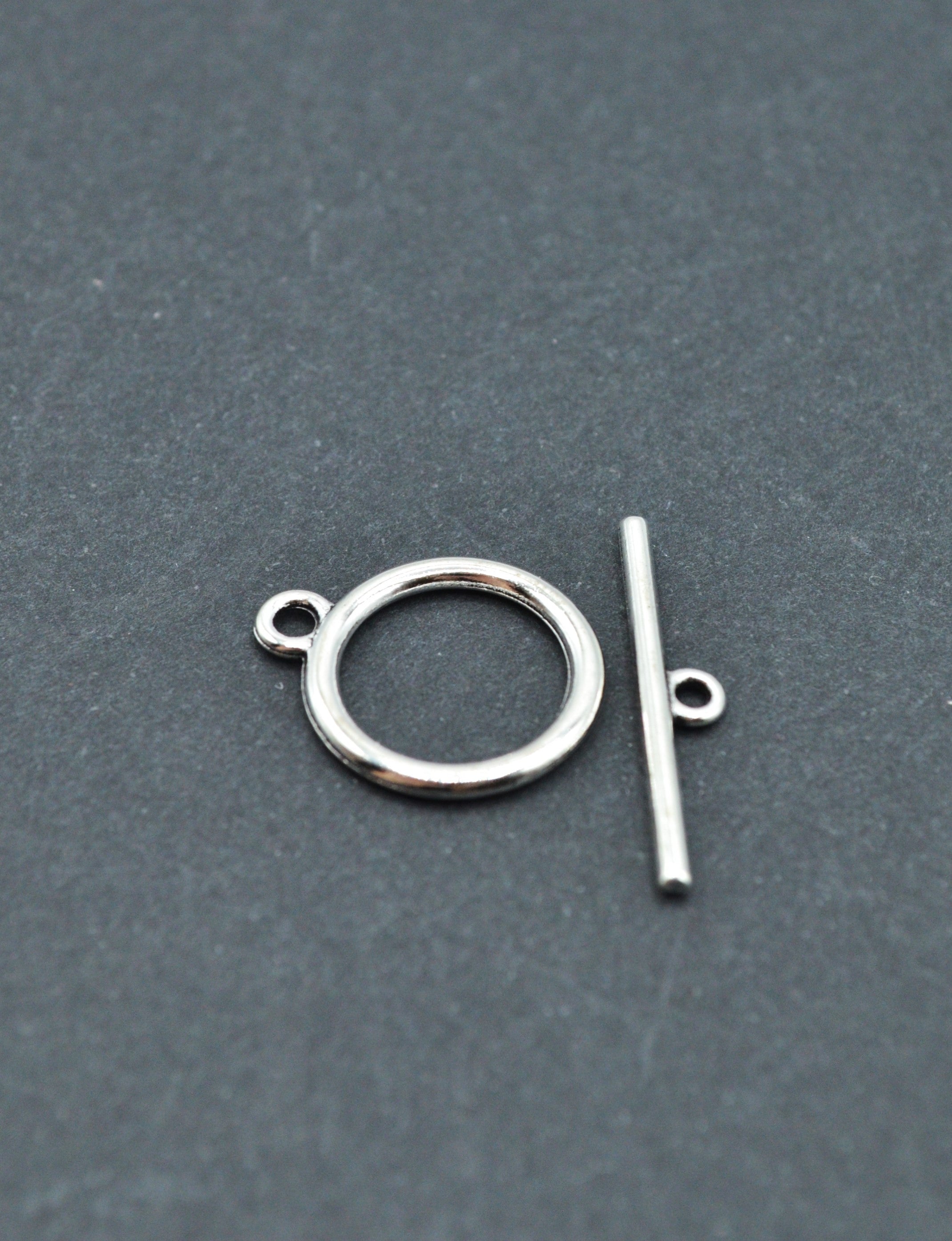 Inchizatoare Colier Din Metal, 15mm, Argintiu