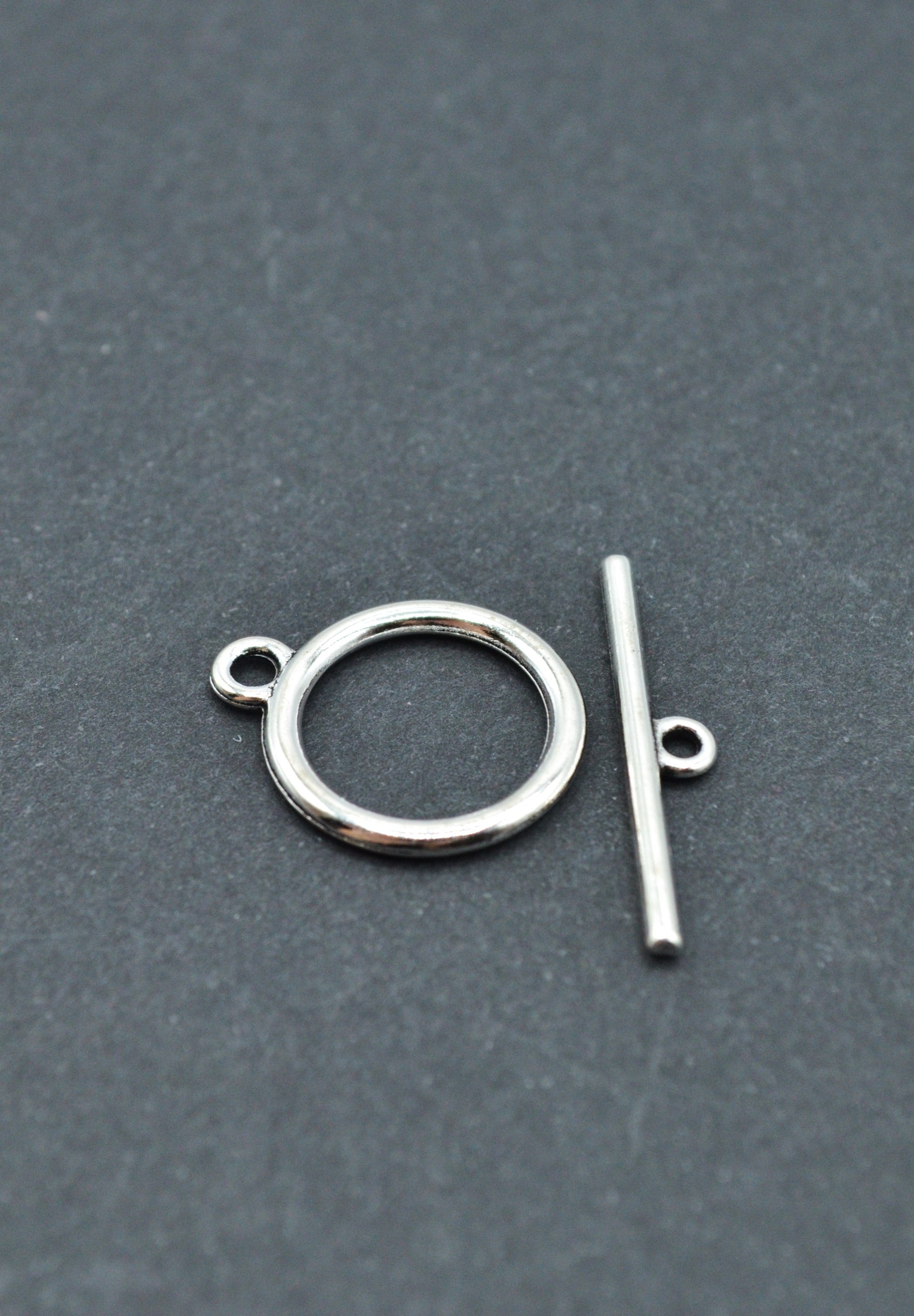 Inchizatoare Colier Din Metal, 15mm, Argintiu