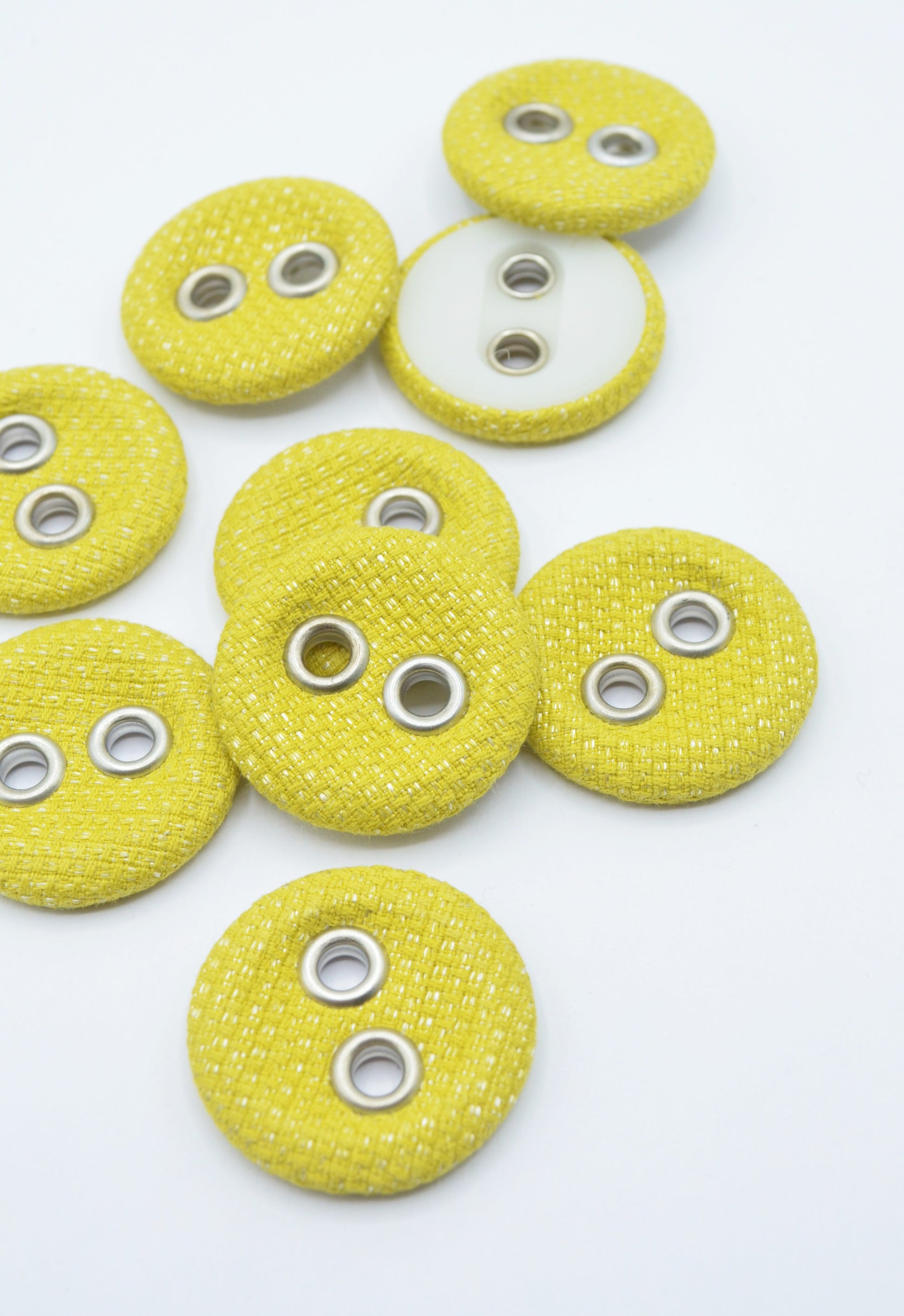 Nasturi Imbracati 27mm, Galben Lime