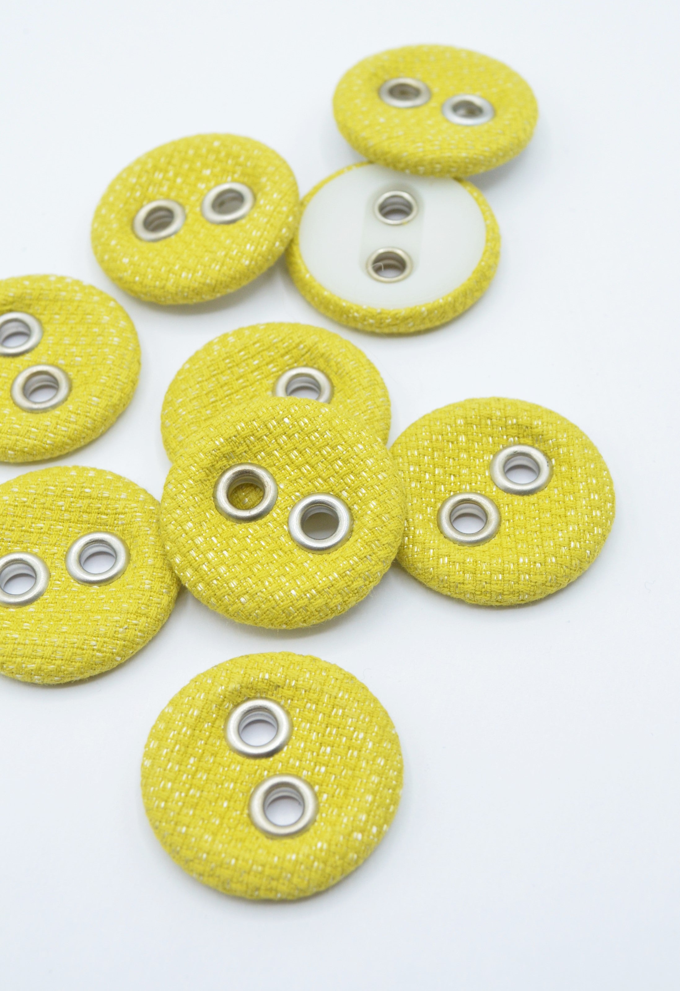 Nasturi Imbracati 27mm, Galben Lime