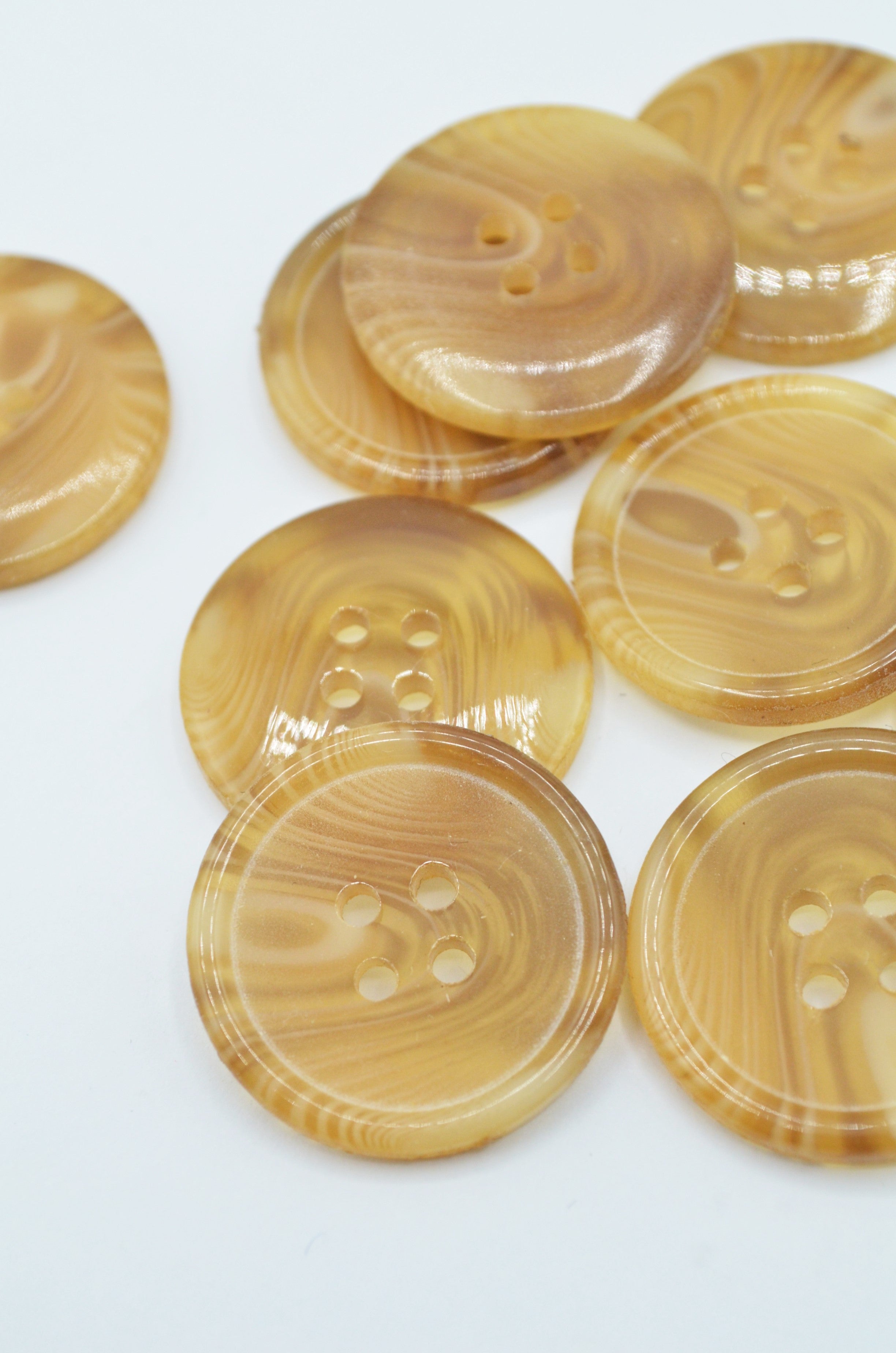 Nasturi De Plastic 25mm - Bej