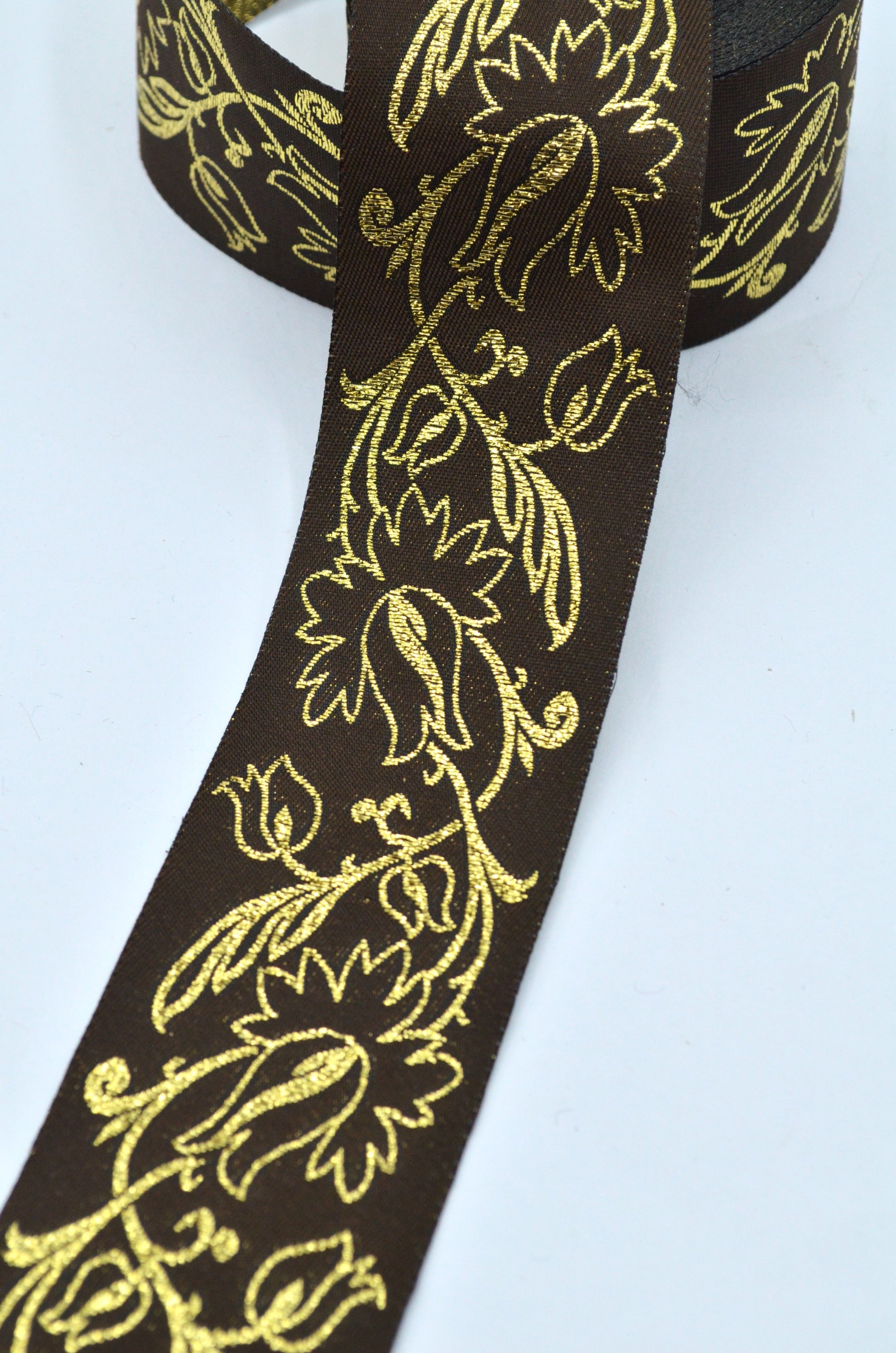 Panglica Decorativa 48mm, Maro