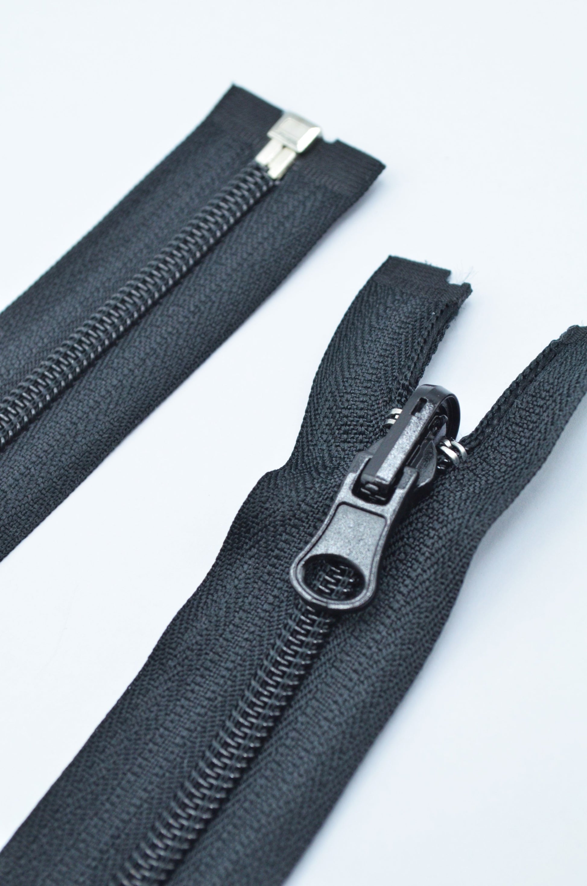 Fermoar De Plastic Reversibil, 80m, Negru