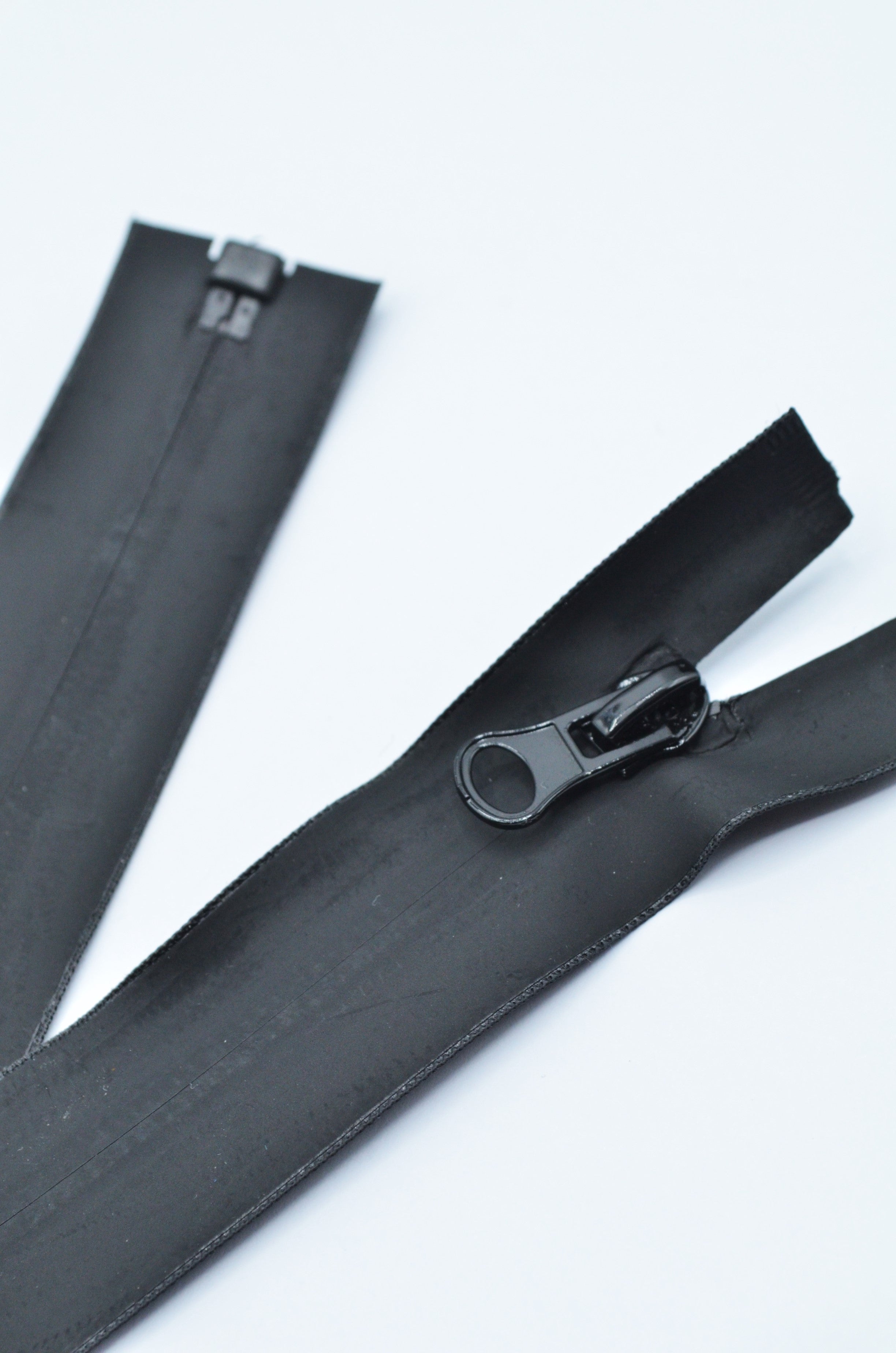 Fermoar De Plastic Impermeabil Detasabil, 80cm, Negru