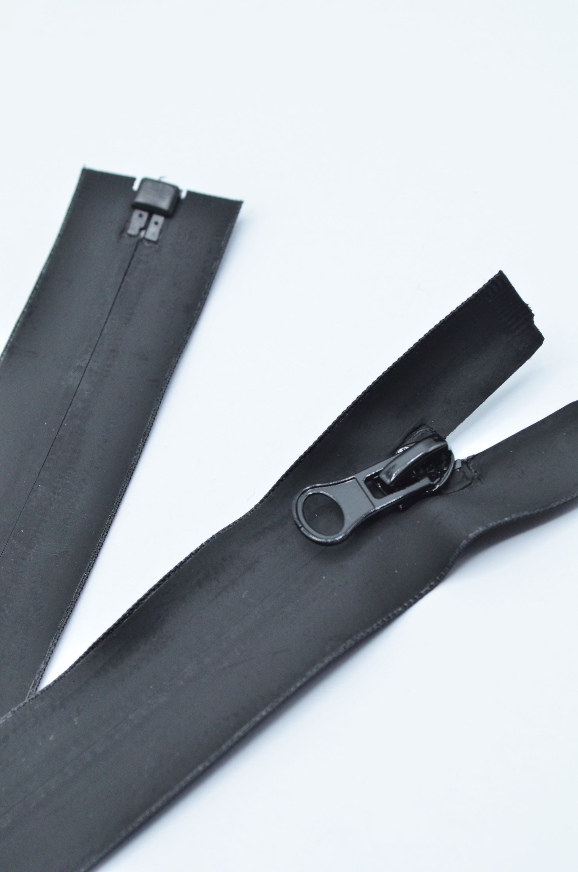 Fermoar De Plastic Impermeabil Detasabil, 80cm, Negru