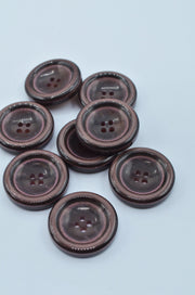 Nasturi De Plastic 25mm, Maro Cu Roz