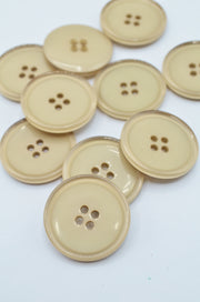 Nasturi De Plastic 25mm, Bej