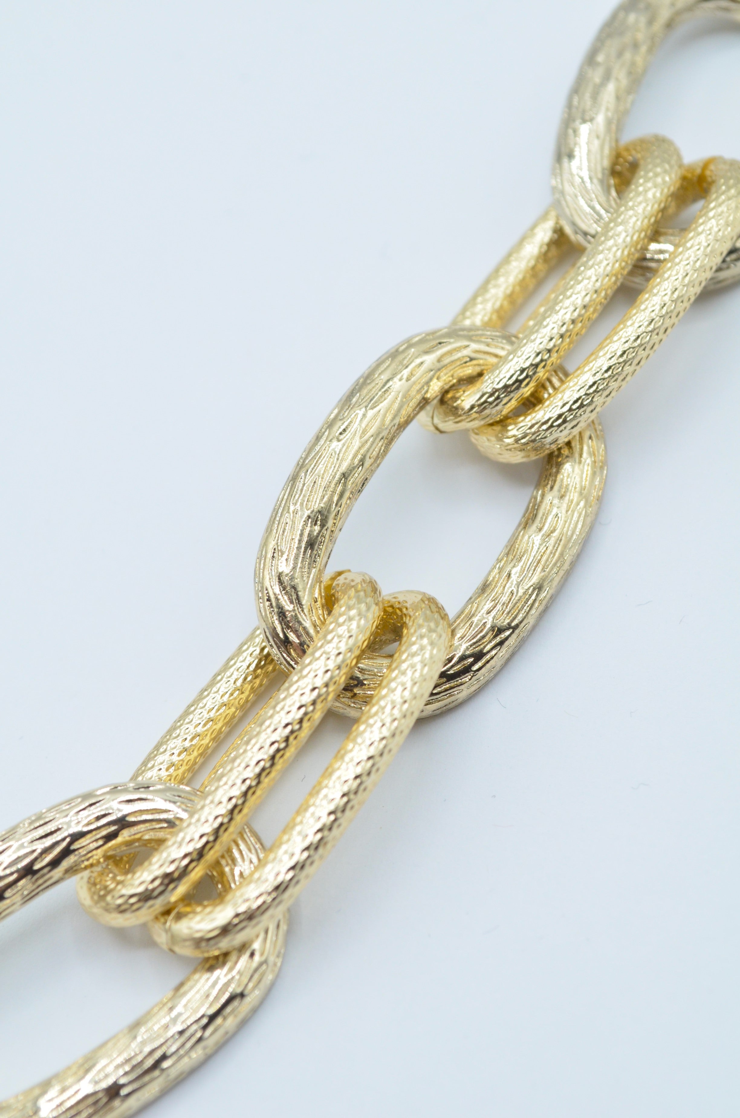 Lant Decorativ Metalic Auriu 14x2.20cm