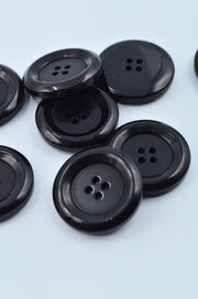 Nasturi De Plastic 28mm, Negru