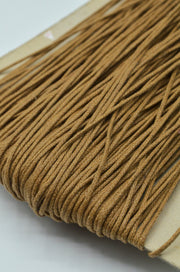 Snur De Bumbac Cerat 2mm, Bej