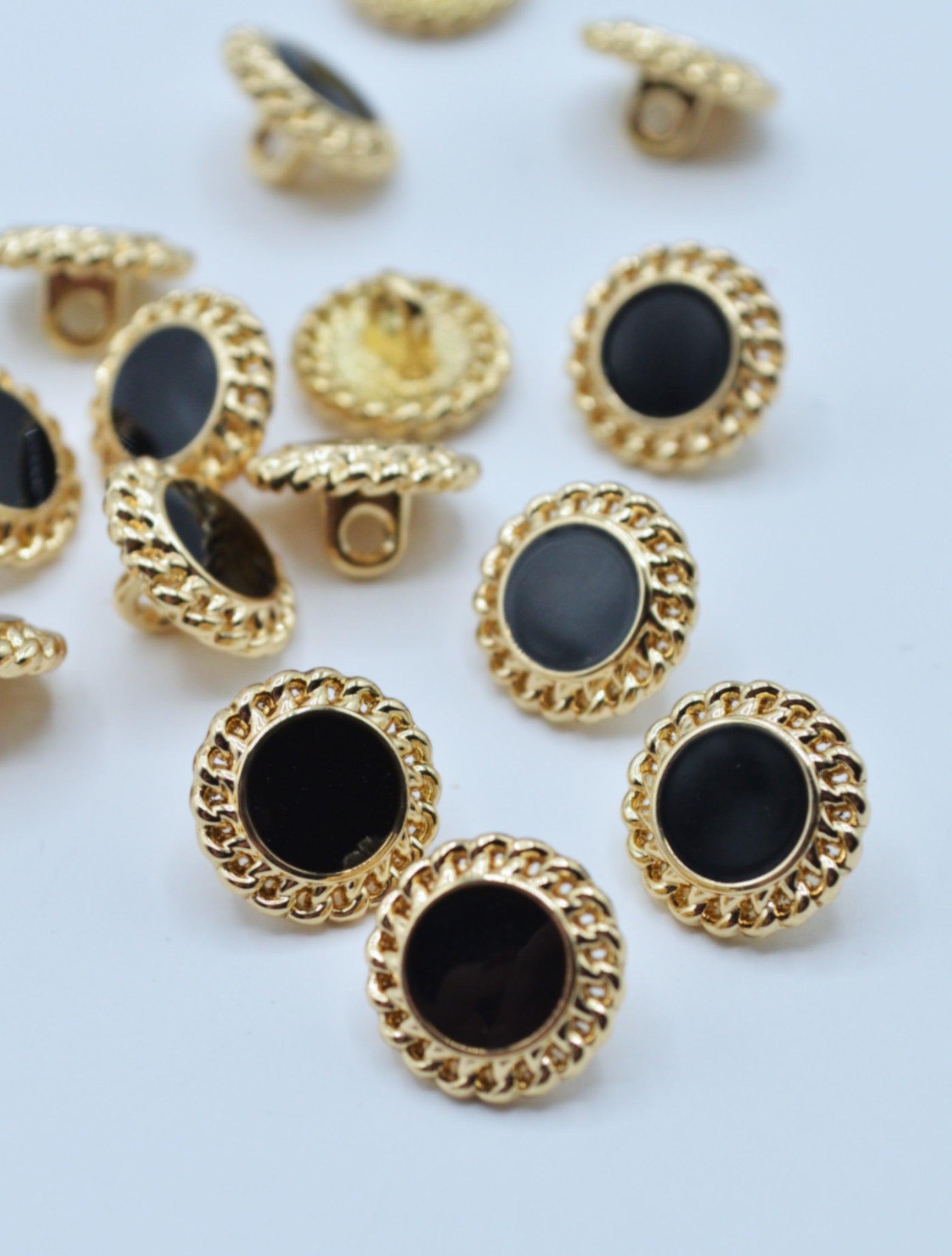 Nasturi Metalici 11mm, Aurii