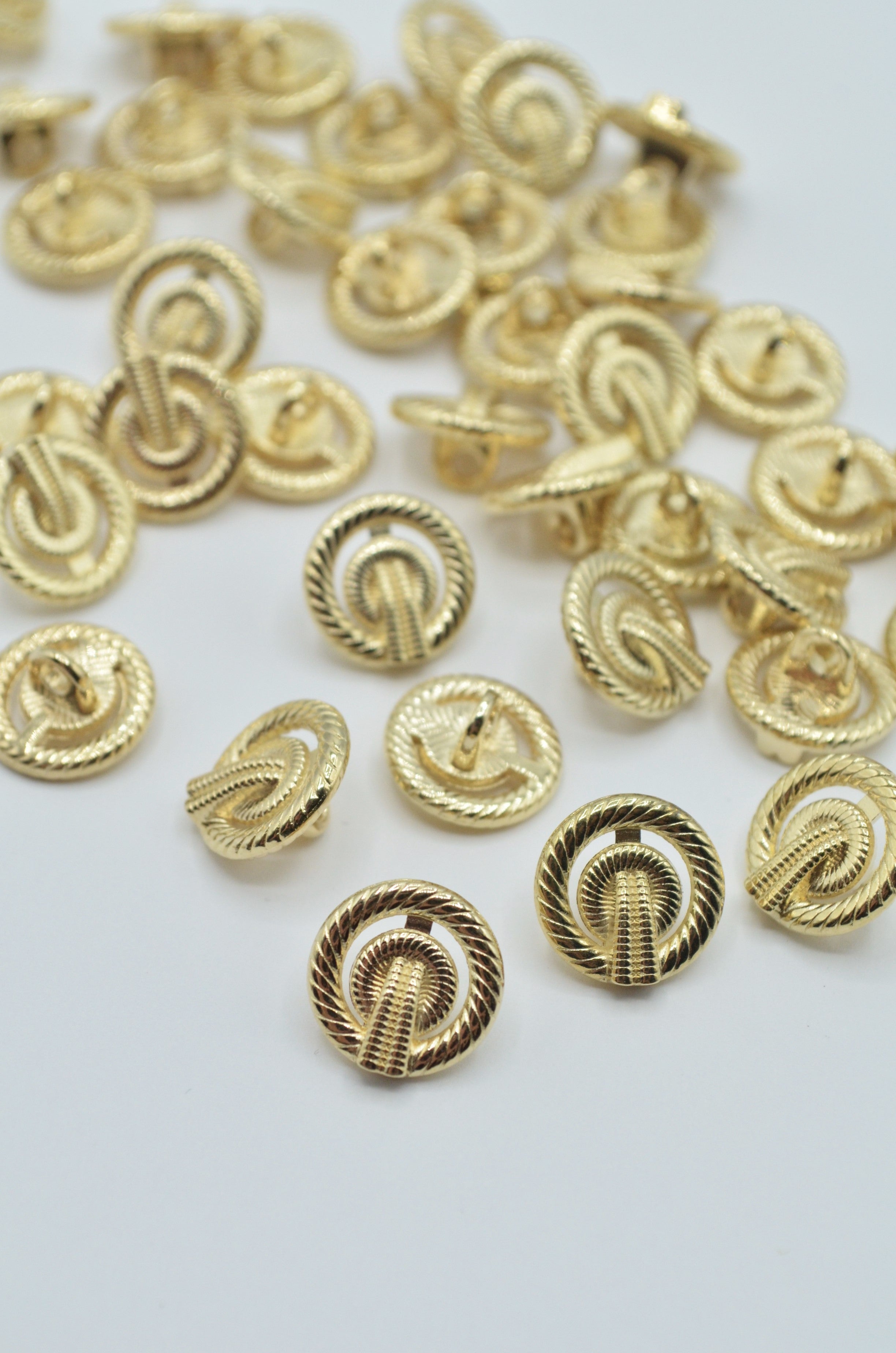 Nasturi Metalici 12mm, Aurii