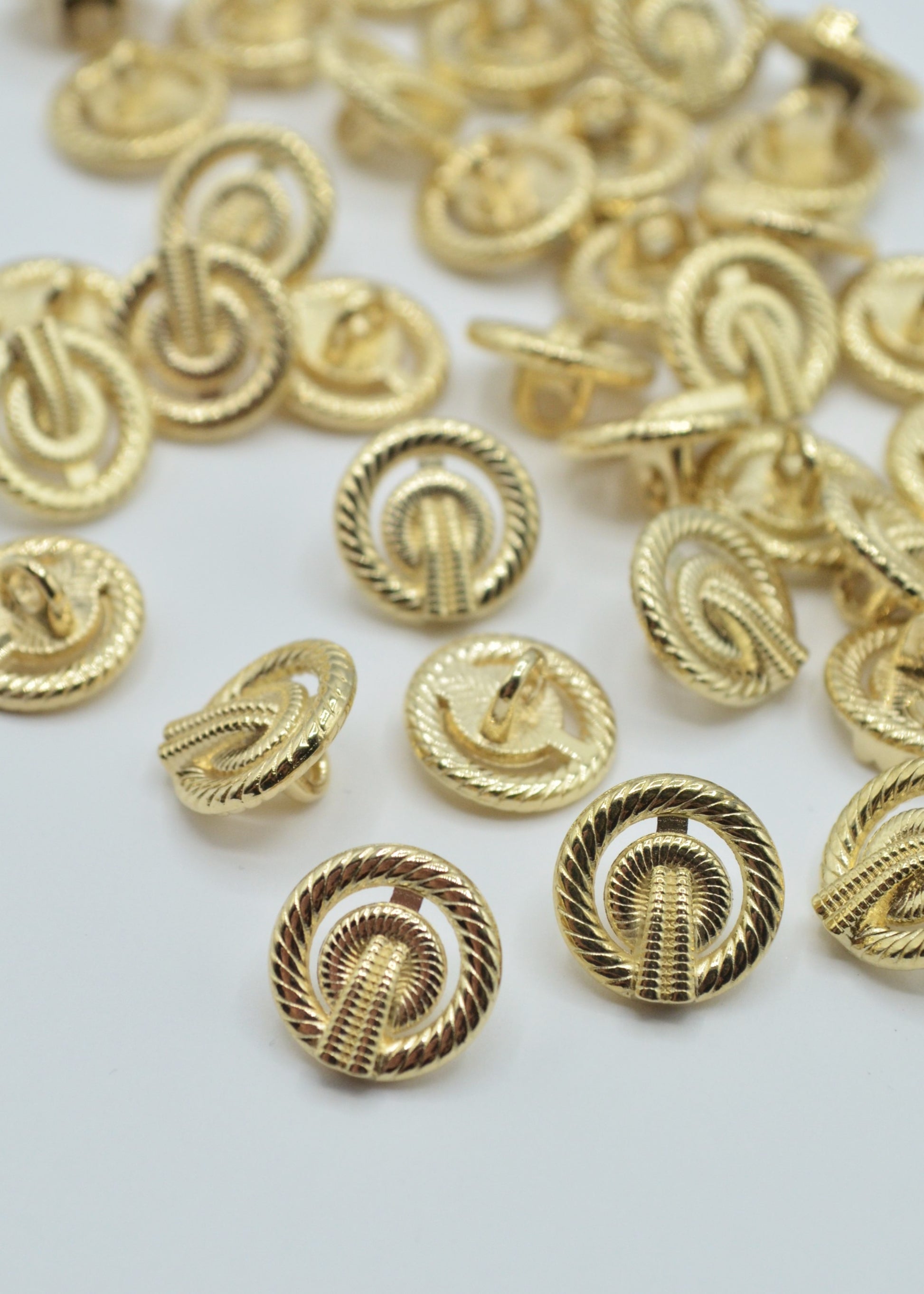 Nasturi Metalici 12mm, Aurii