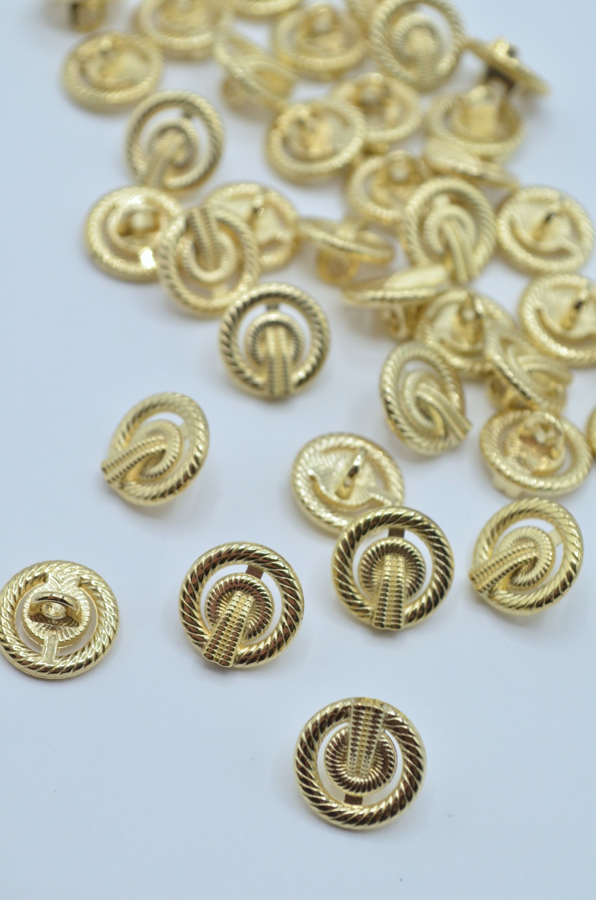 Nasturi Metalici 12mm, Aurii