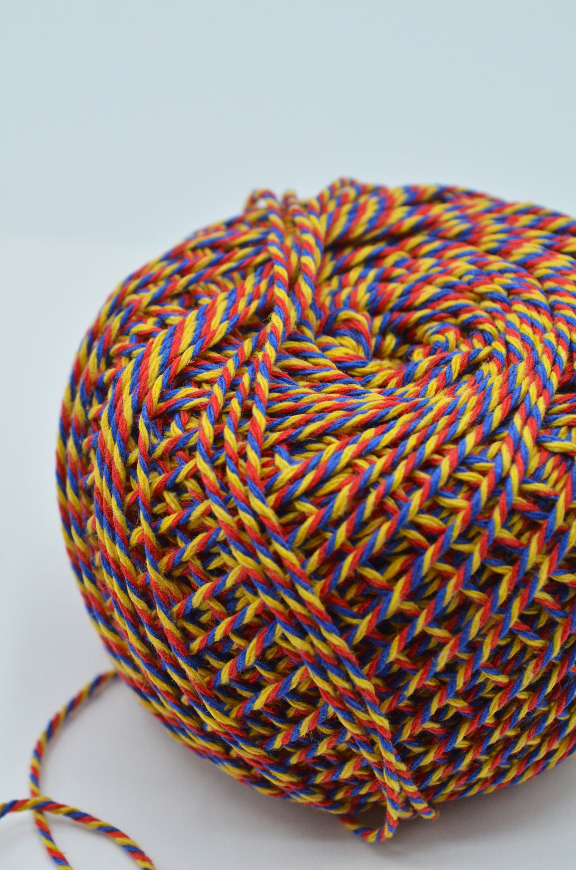 Snur Tricolor De Bumbac 1.5mm
