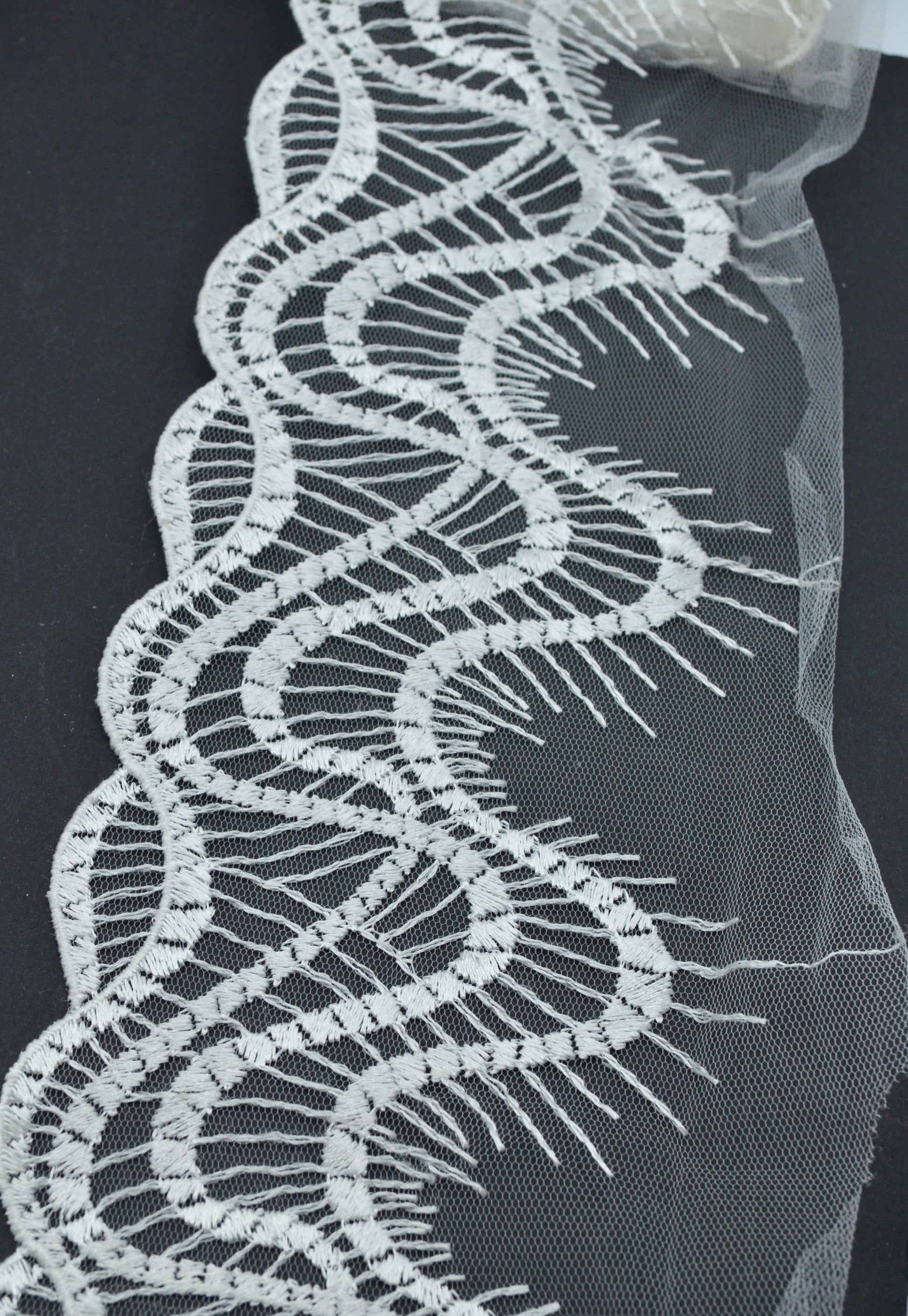Dantela 14cm, Ivoire