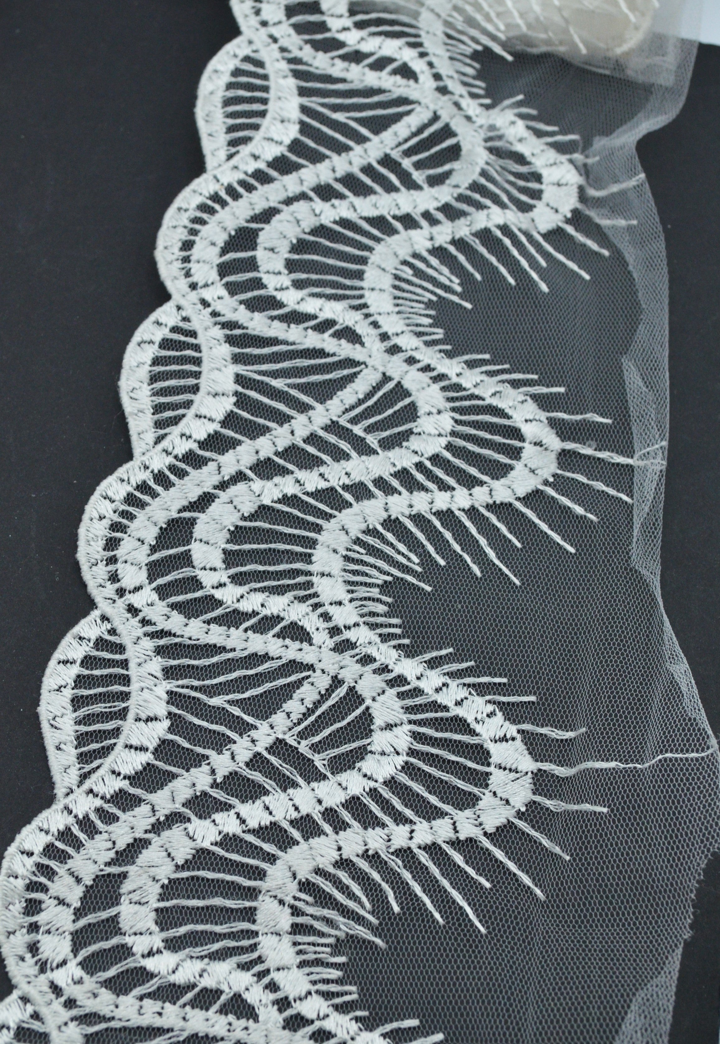 Dantela 14cm, Ivoire