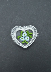 Aplicatie Brodata Inimioara 3.50x3.80cm