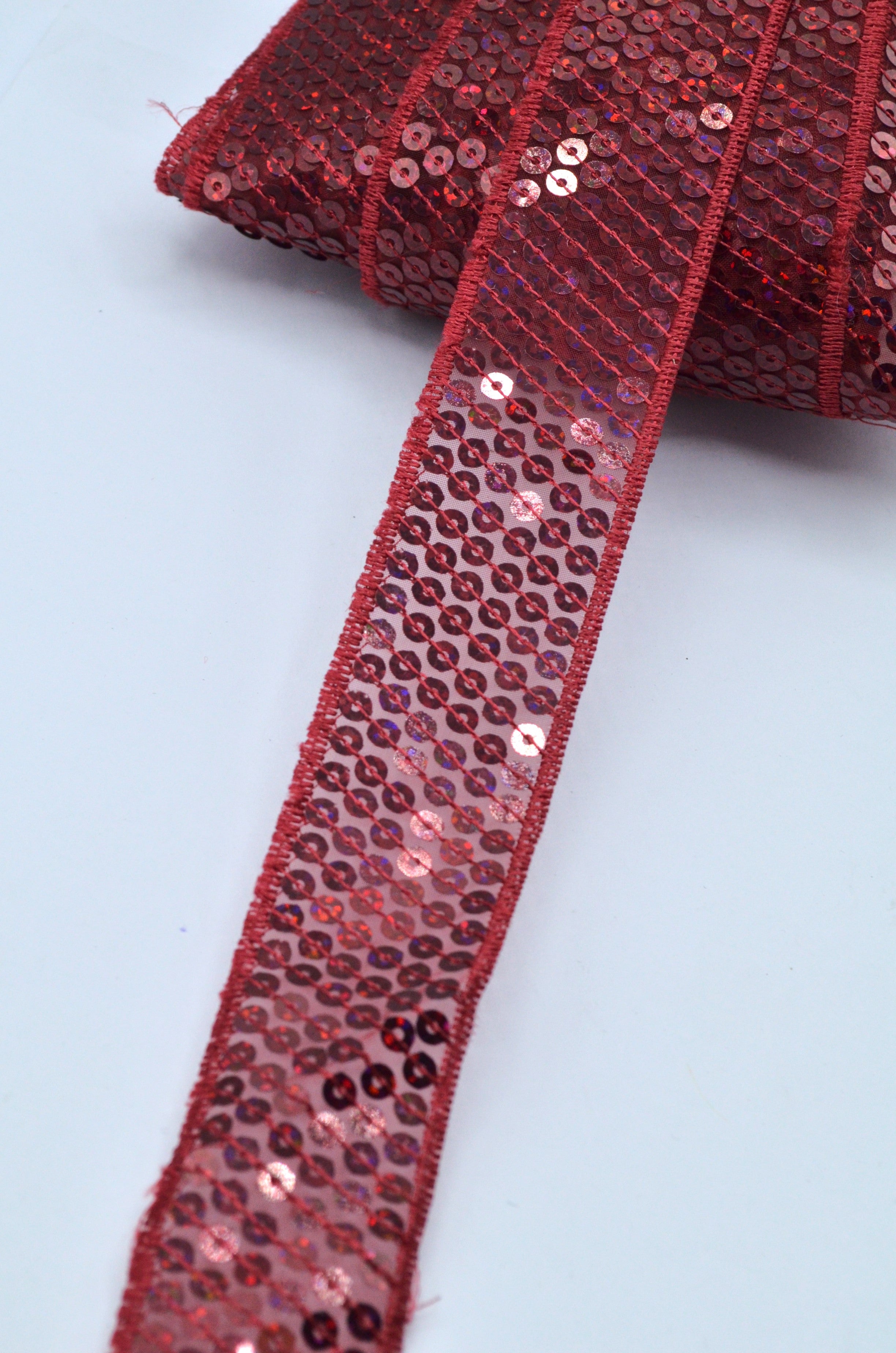 Pasmanterie Cu Paiete 3.50cm, Grena