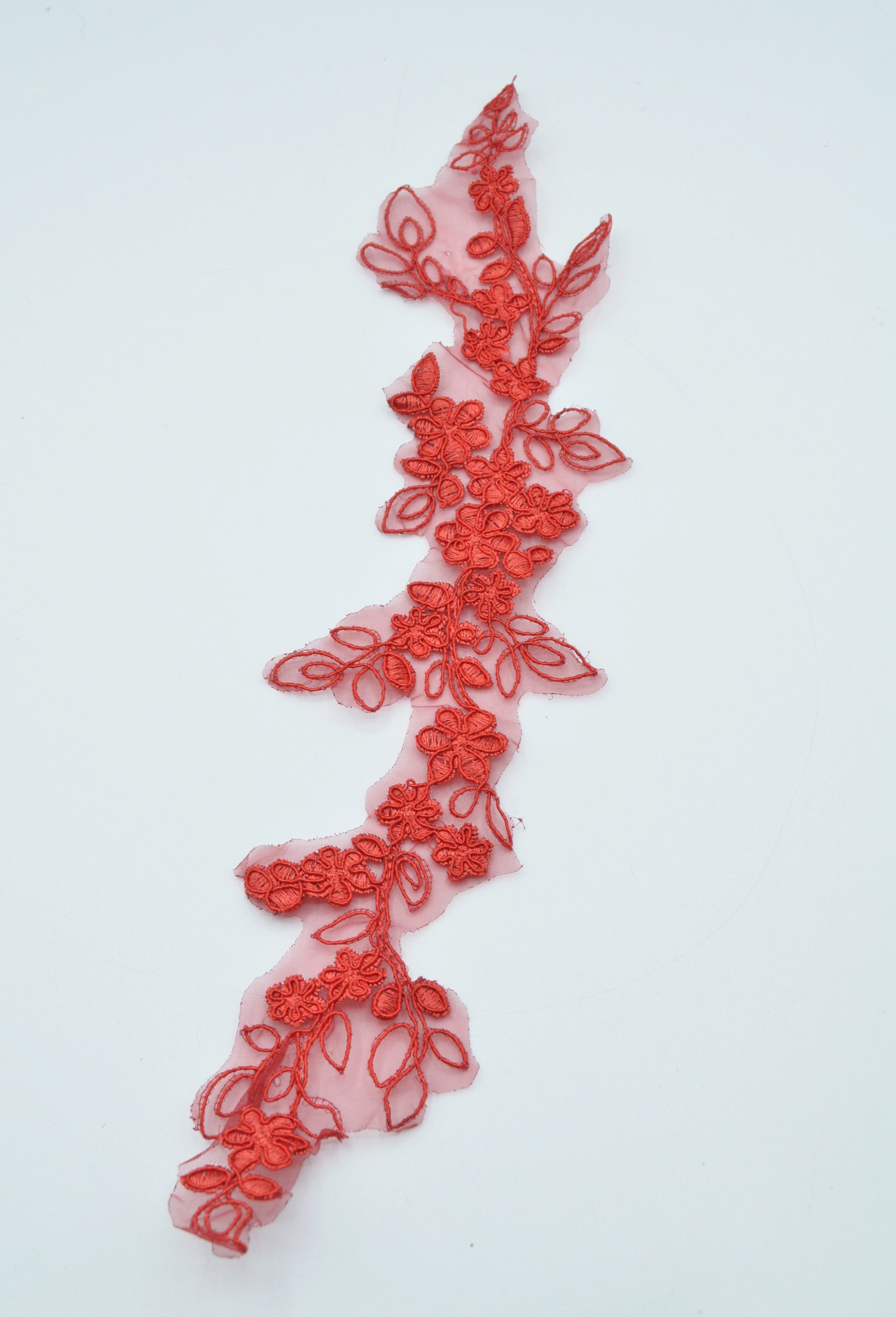Aplicatie 36x7cm, Rosu