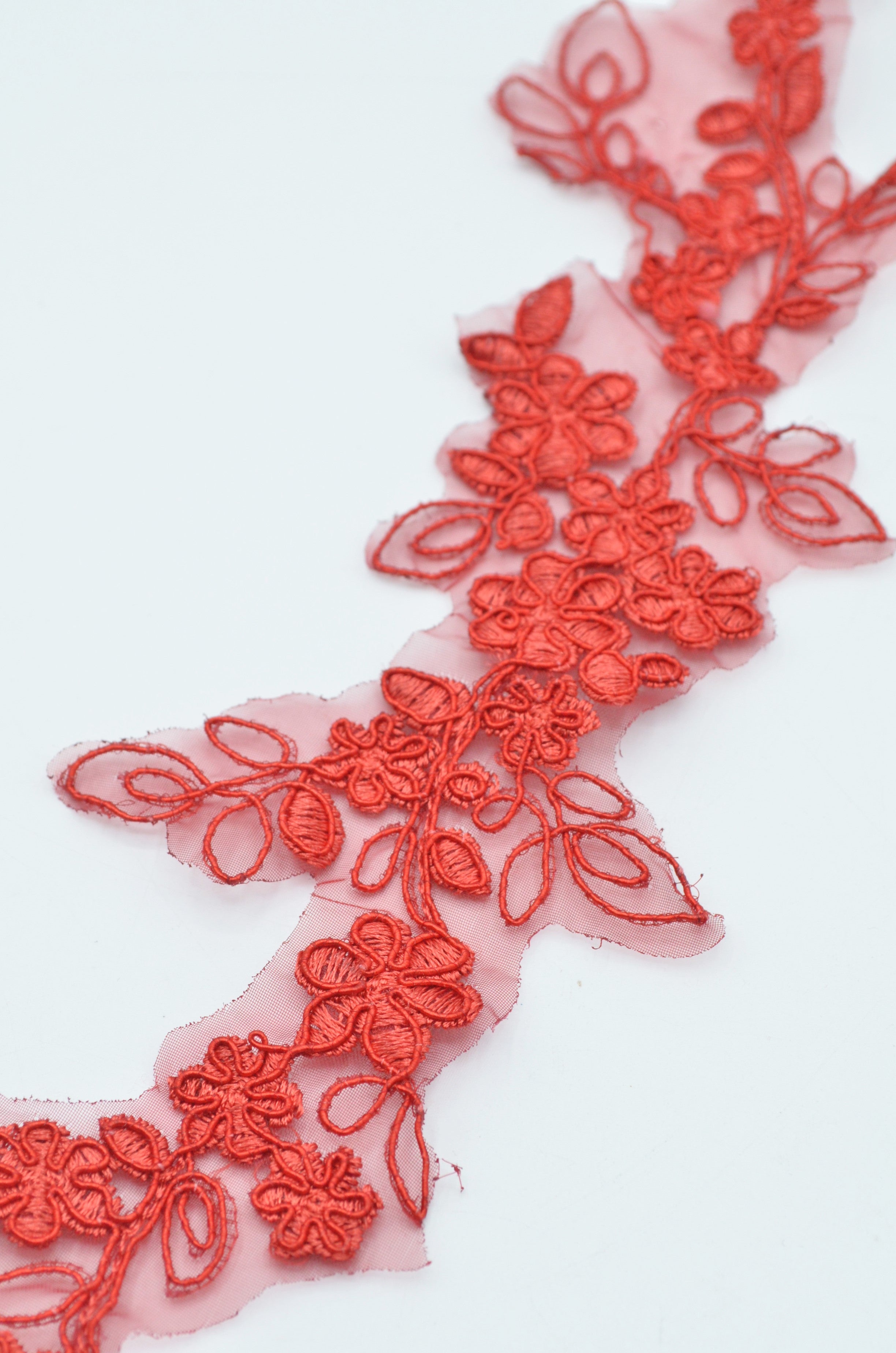 Aplicatie 36x7cm, Rosu