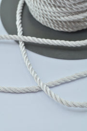 Snur Rasucit 4mm, Gri deschis