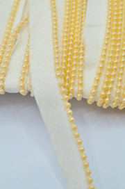 Paspoal de bumbac cu perle 15mm, Somon