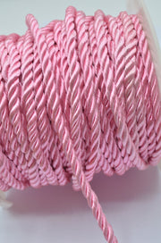 Snur Rasucit 4mm, Roz