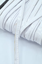 Paspoal Imitatie Piele 10mm, Alb