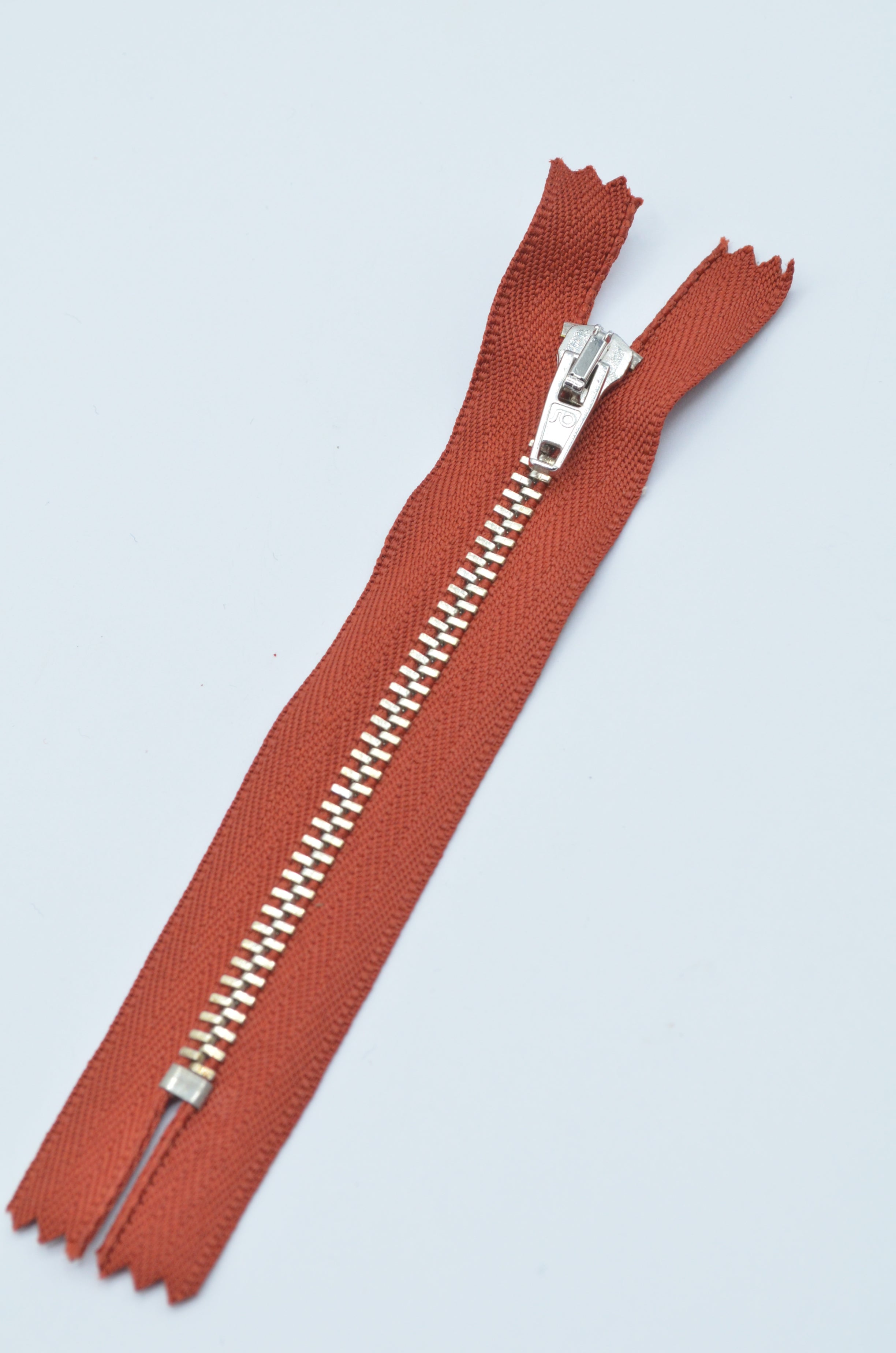 Fermoar Metalic Fix ,11-13cm, Caramiziu