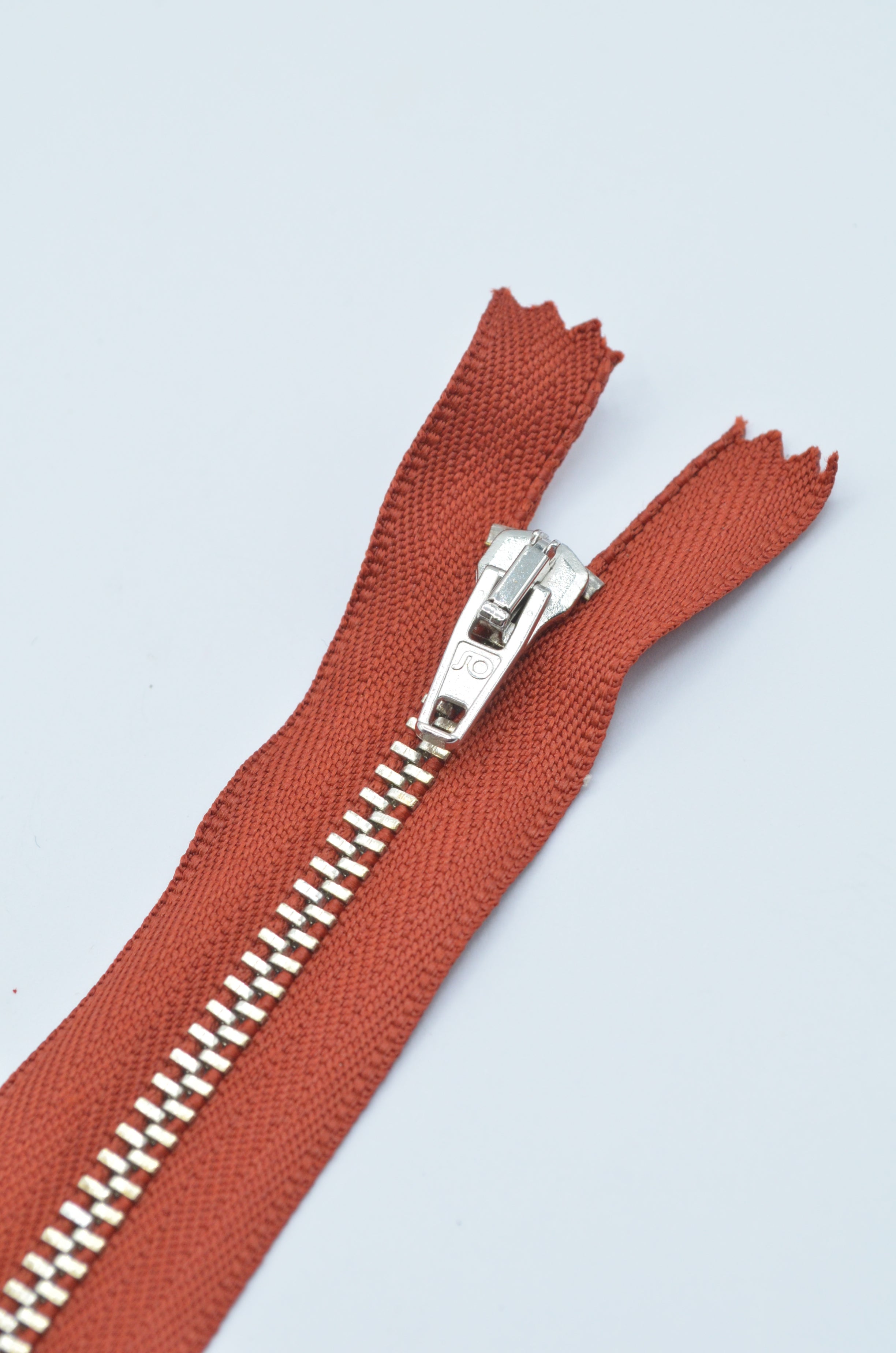 Fermoar Metalic Fix ,11-13cm, Caramiziu