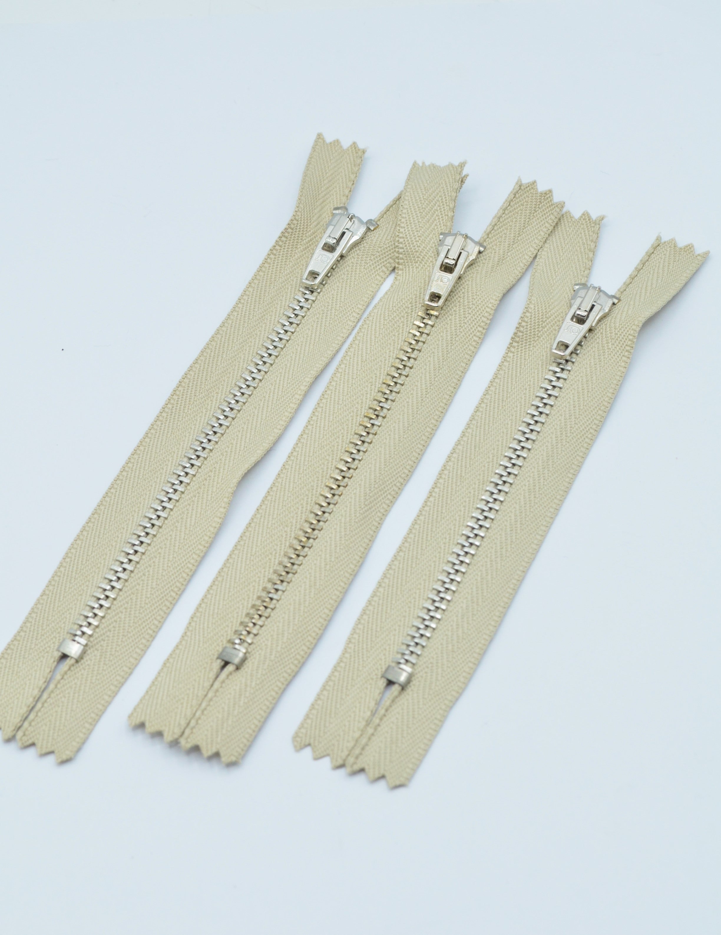 Fermoar Metalic Fix ,11-12-13cm, Bej