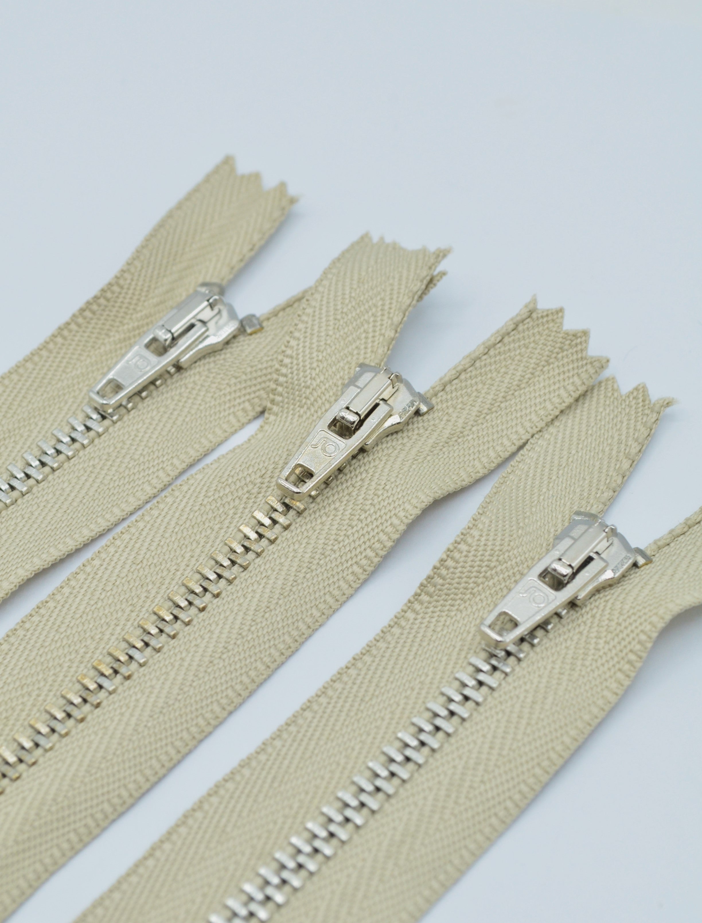 Fermoar Metalic Fix ,11-12-13cm, Bej