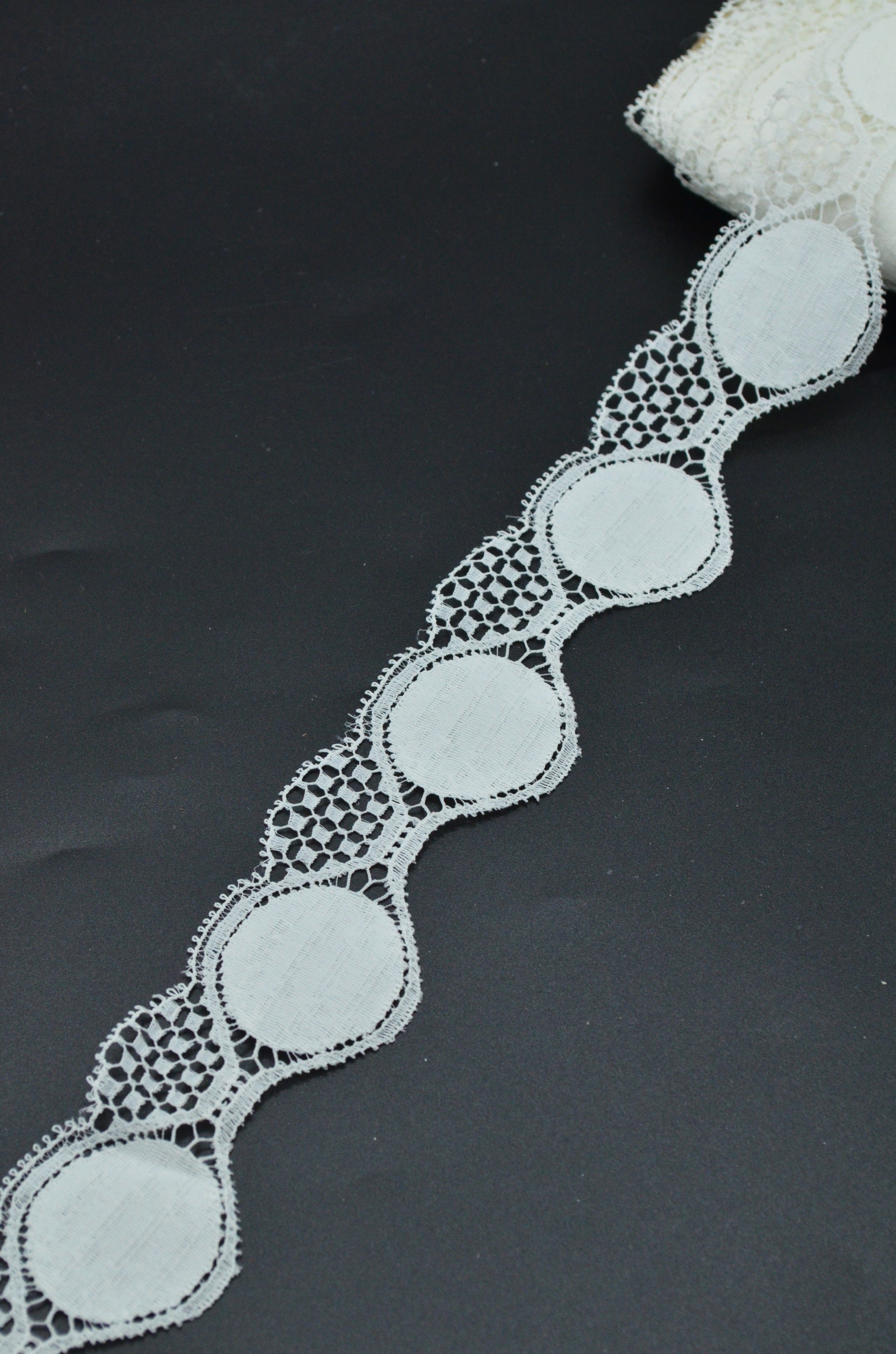 Dantela 4cm, Alb