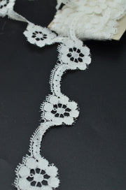 Dantela 3cm, Alb