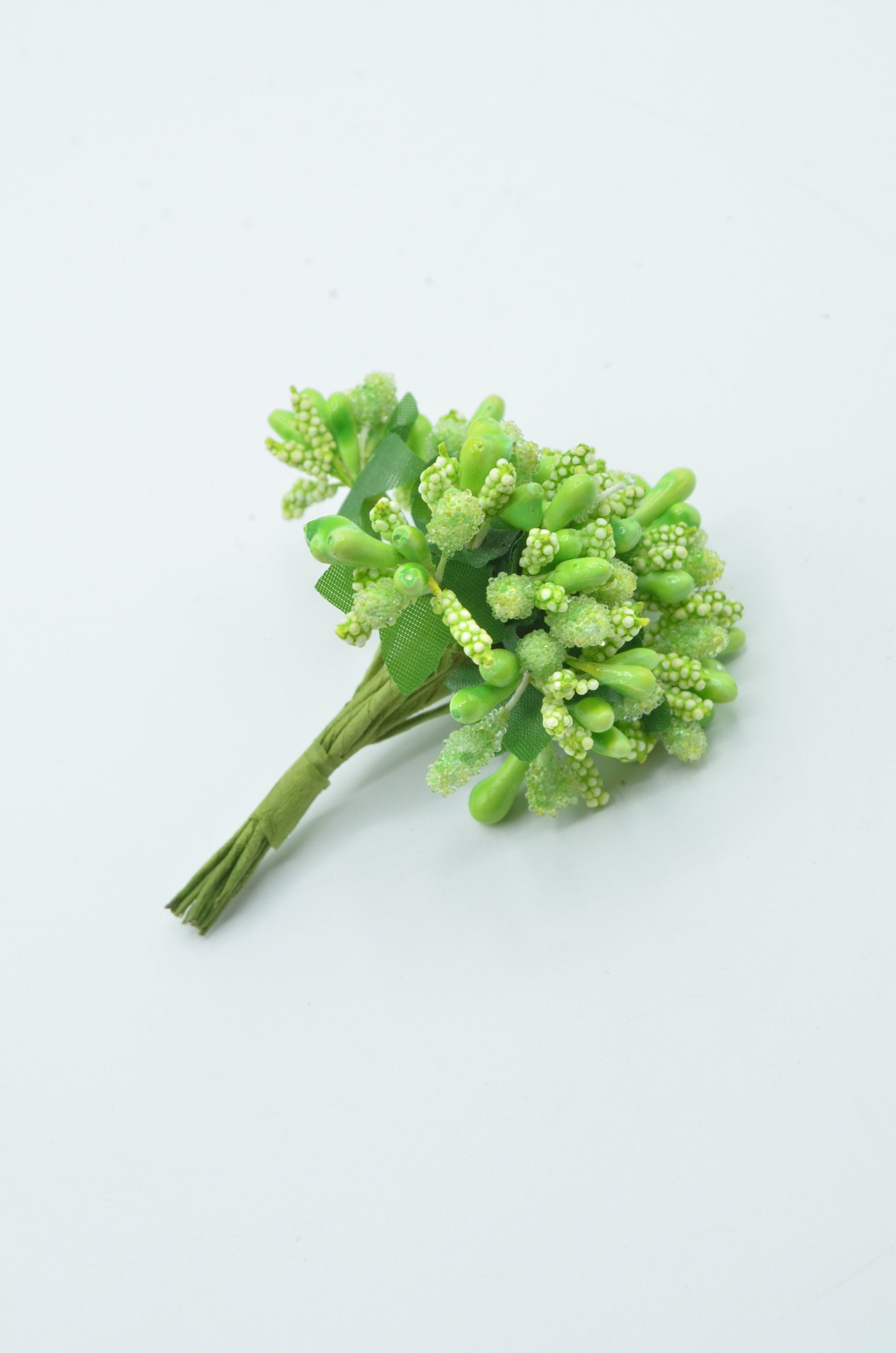Stamina Cu Bobite mari (12 fire/Buchet) Verde