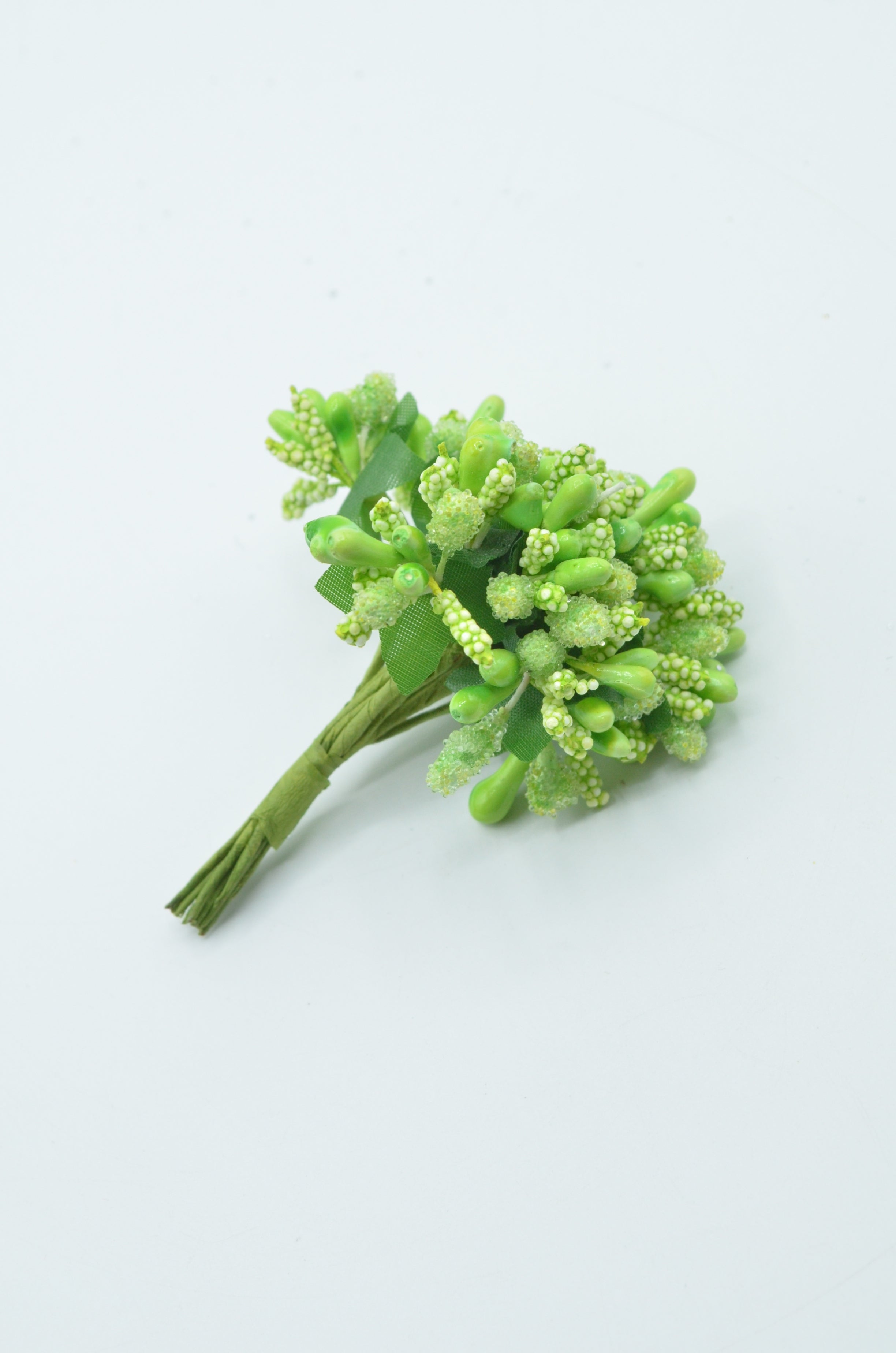 Stamina Cu Bobite mari (12 fire/Buchet) Verde