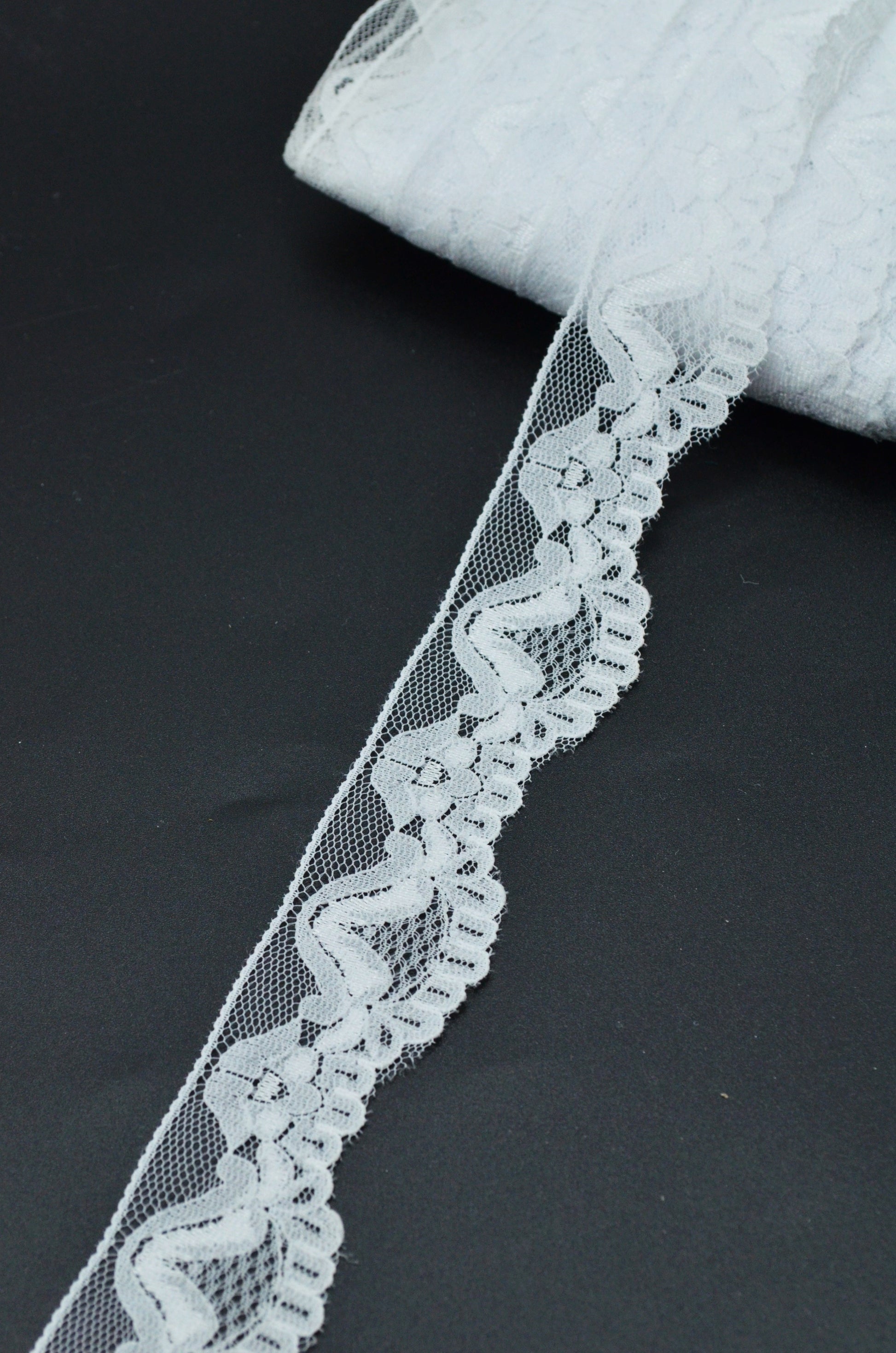 Dantela 3cm, Alb