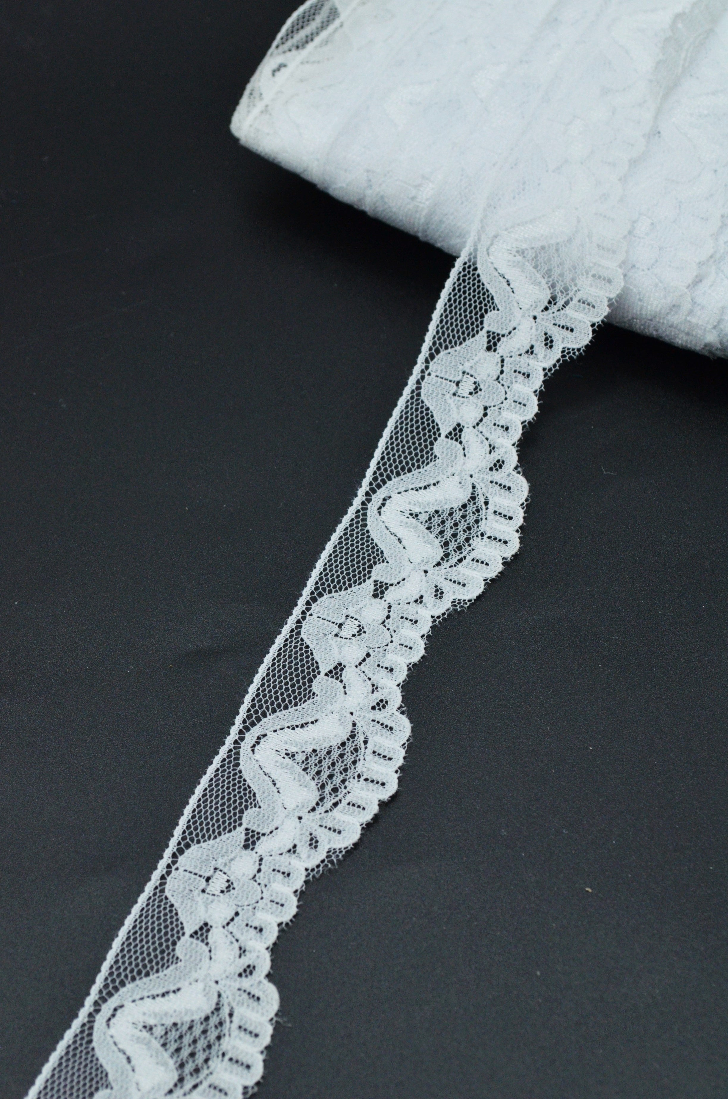 Dantela 3cm, Alb