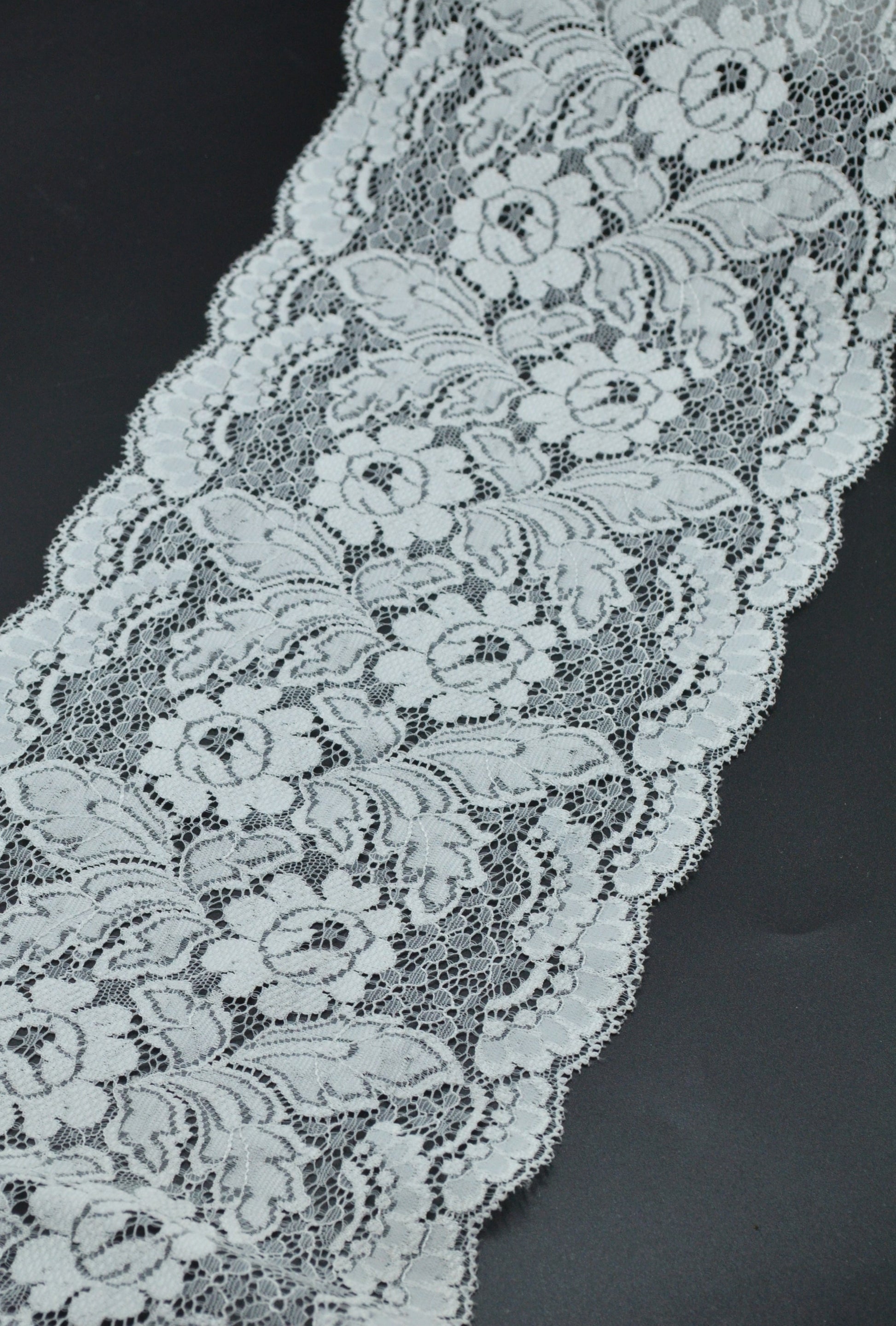 Dantela 15.50cm, Alb