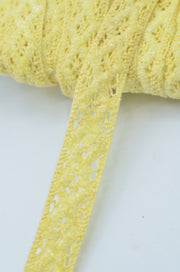 Dantela De Bumbac 2cm - Galben